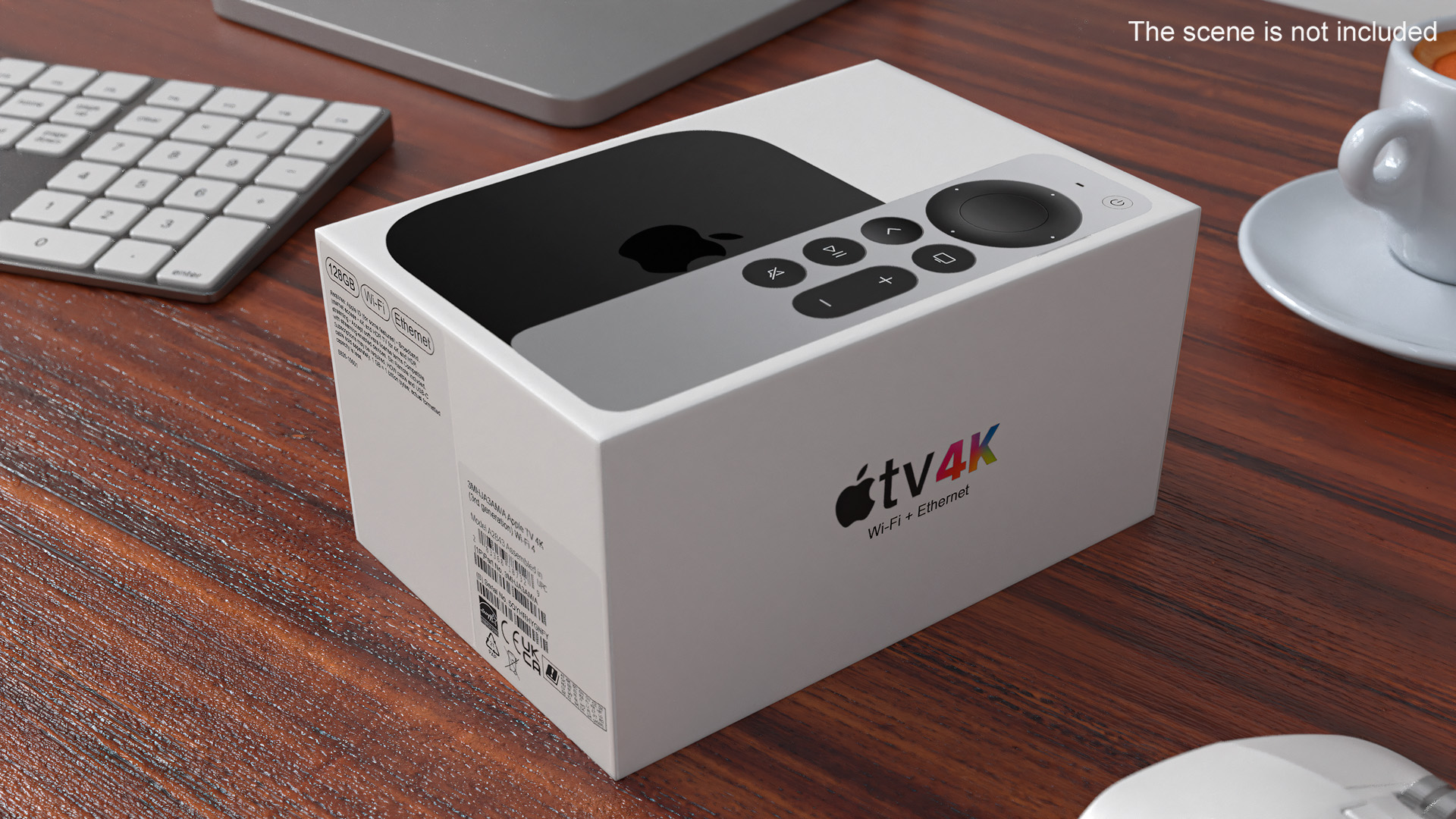 3D model Apple TV 4K Packaging Box