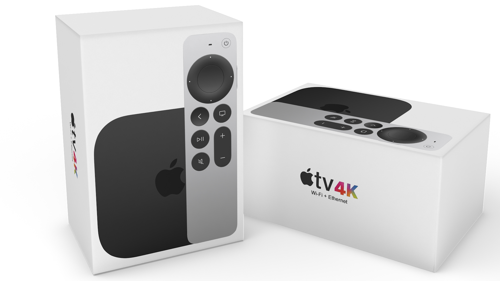 3D model Apple TV 4K Packaging Box
