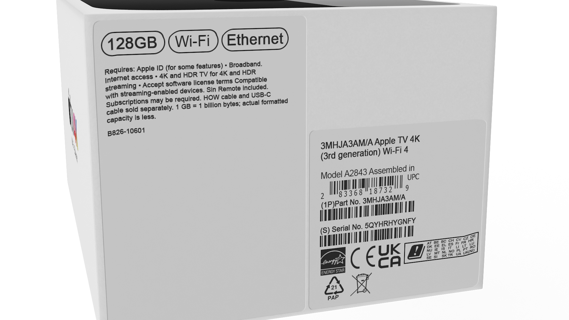 3D model Apple TV 4K Packaging Box