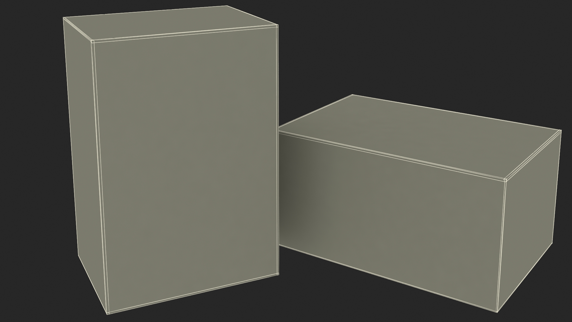 3D model Apple TV 4K Packaging Box