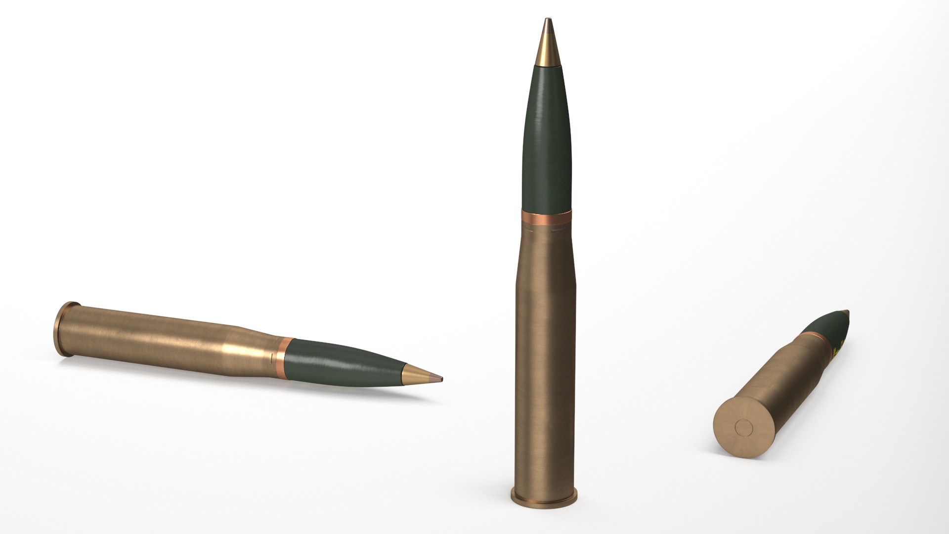 105 mm Caliber Fragmentation Projectile 3D model