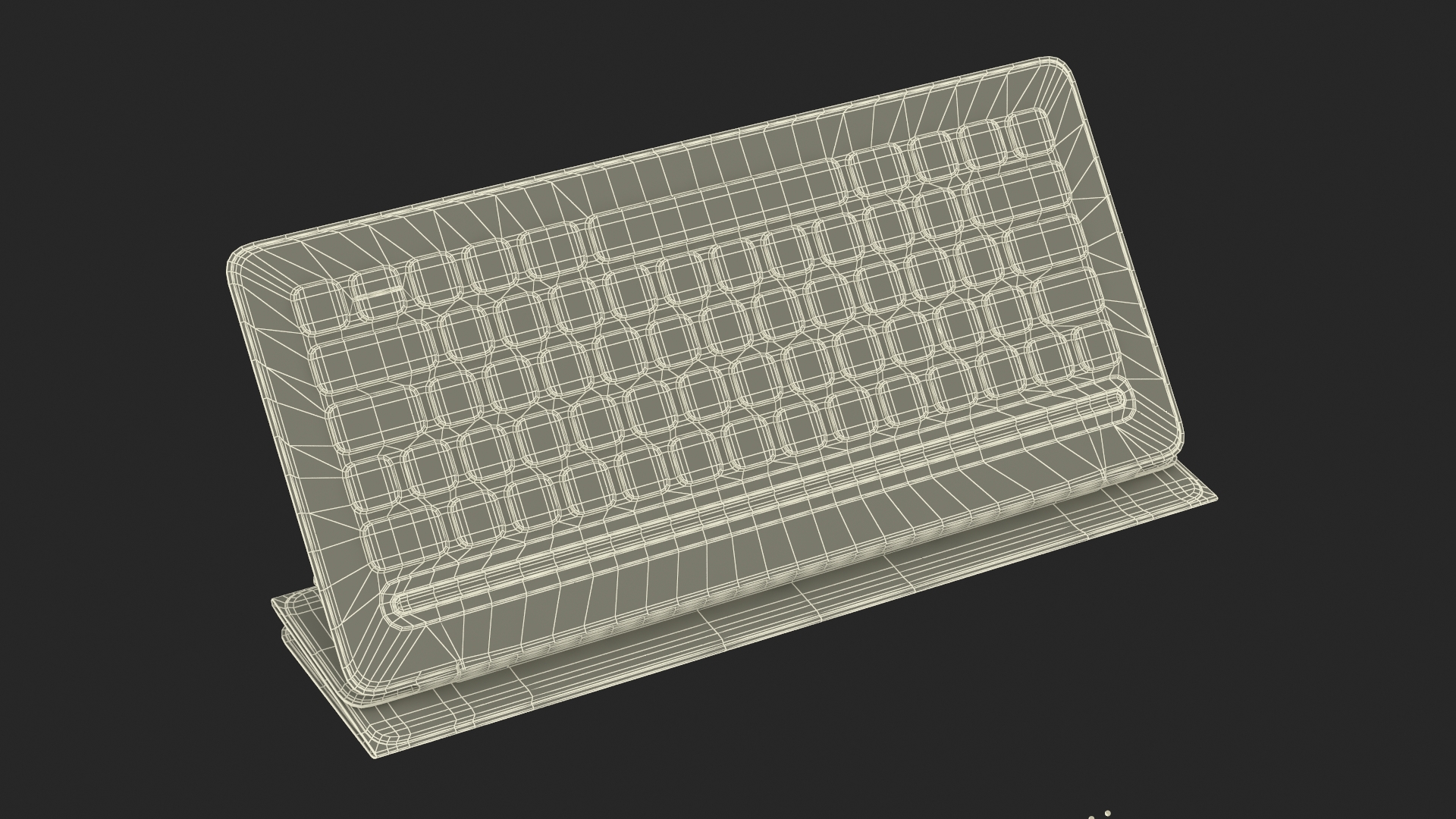 Wireless Tablet Keyboard Apple Rigged 3D