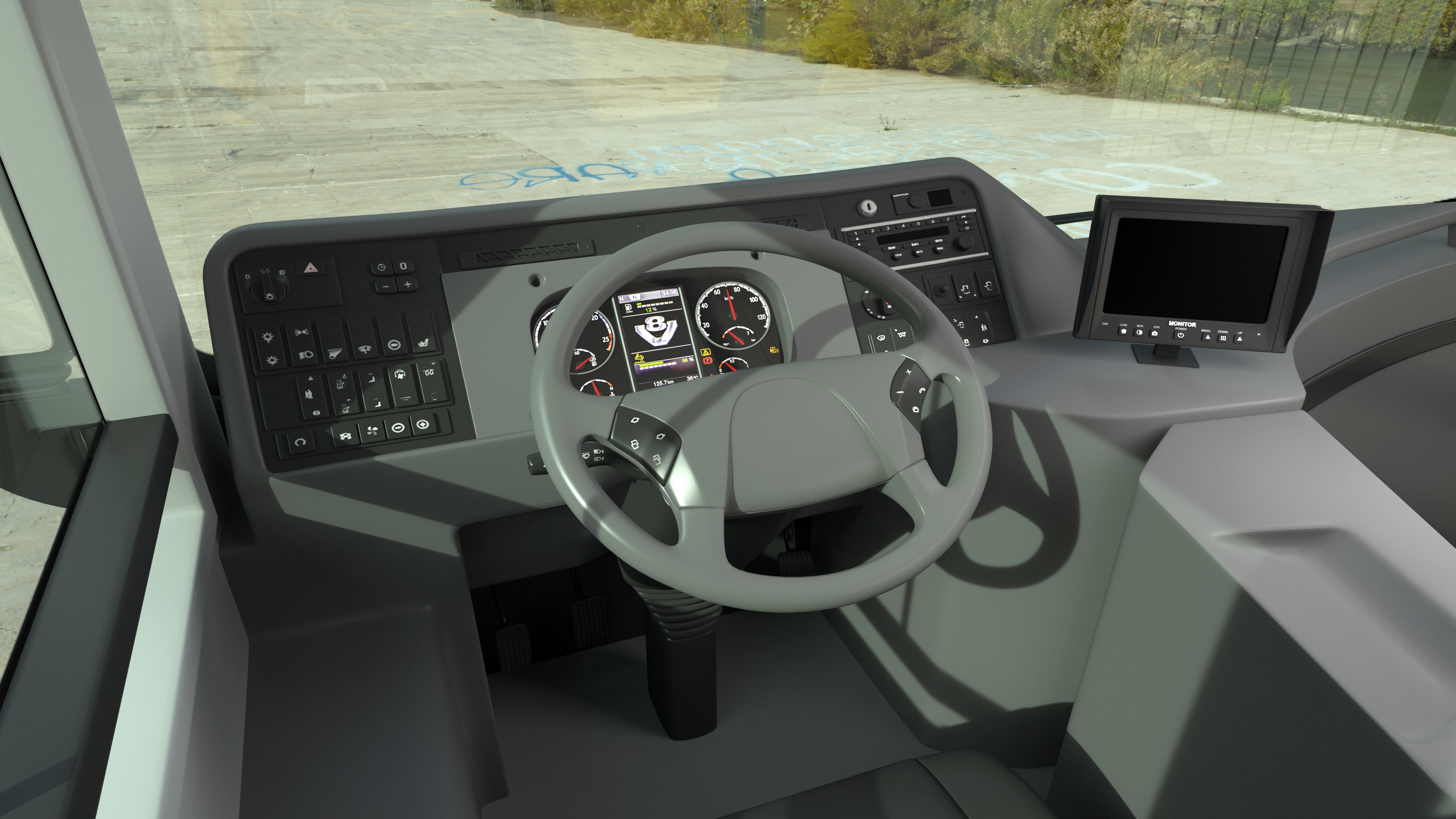 Open Air Double Decker Hop-On Hop-Off Tour Bus Rigged for Maya 3D