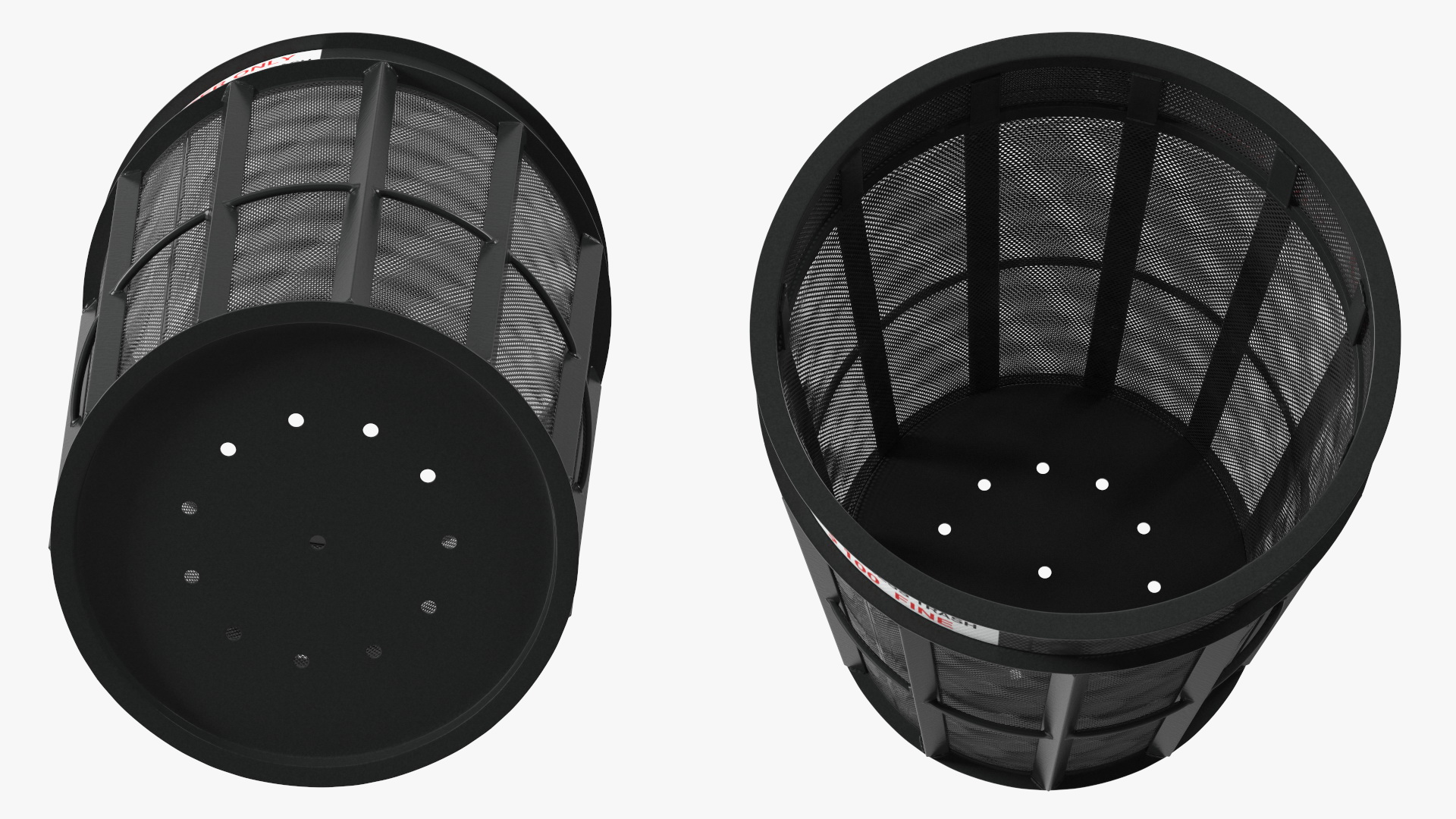 3D Public Park Litter Trash Can model