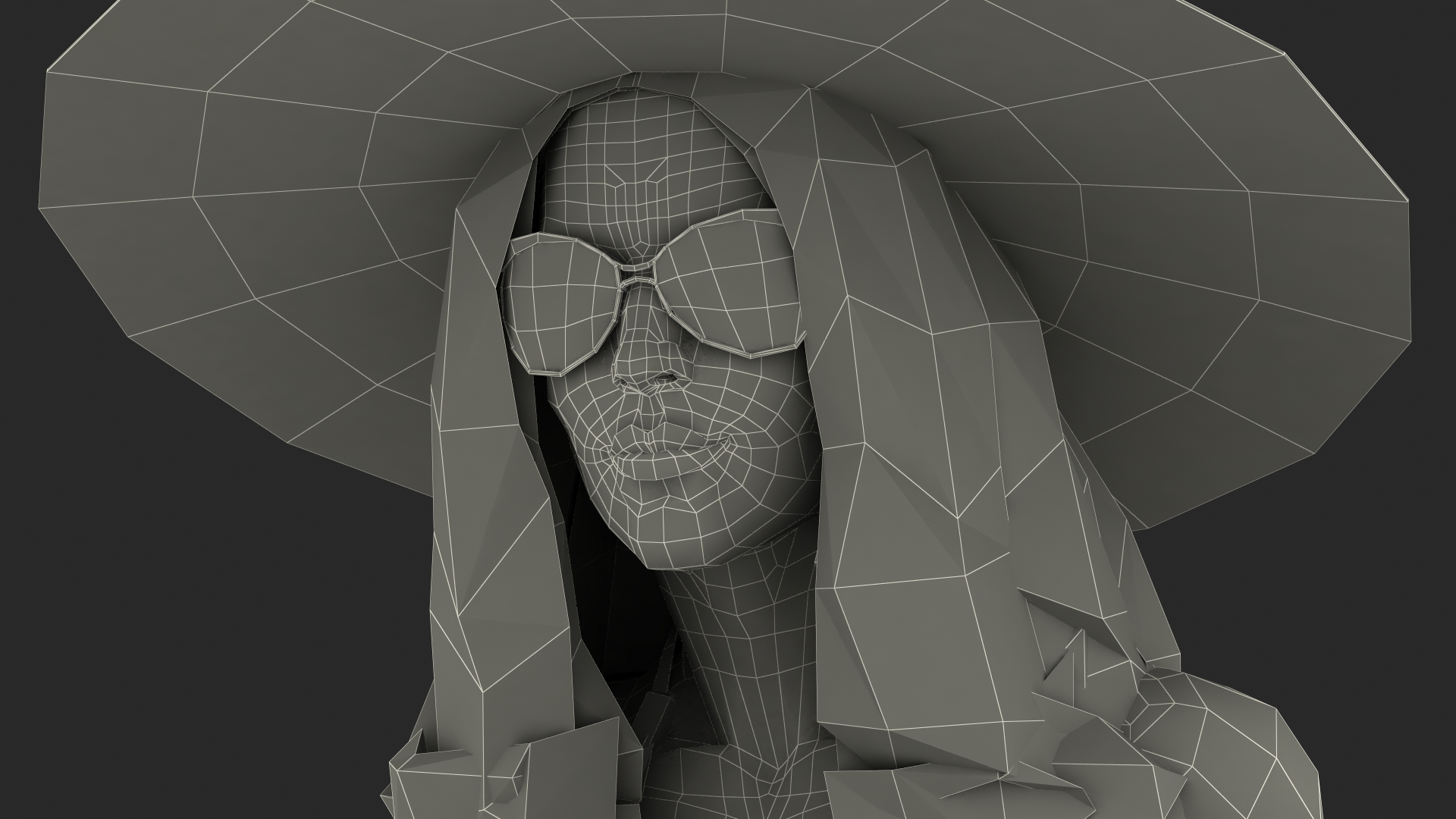3D model Women in Bikini Lying on Chaise Lounge Rigged