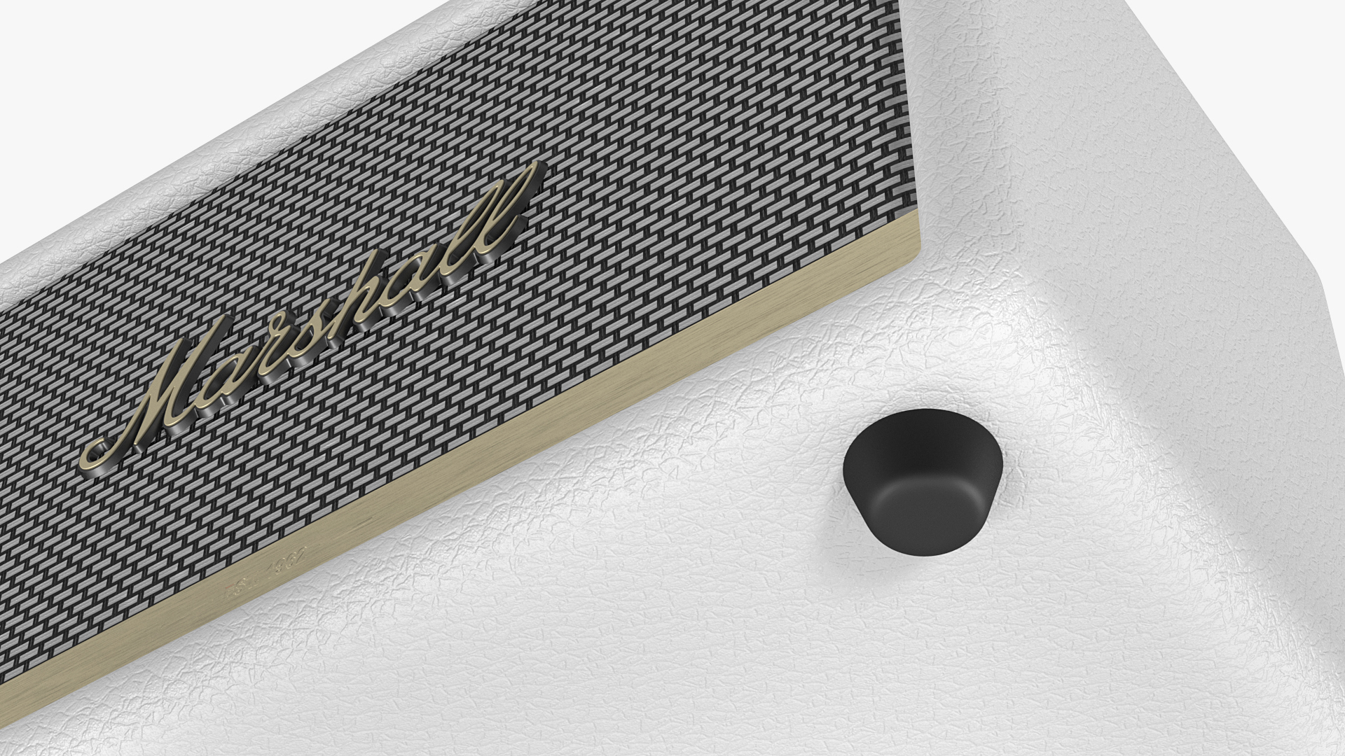 Marshall Acton II Wireless Wi-Fi Smart Speaker White 3D