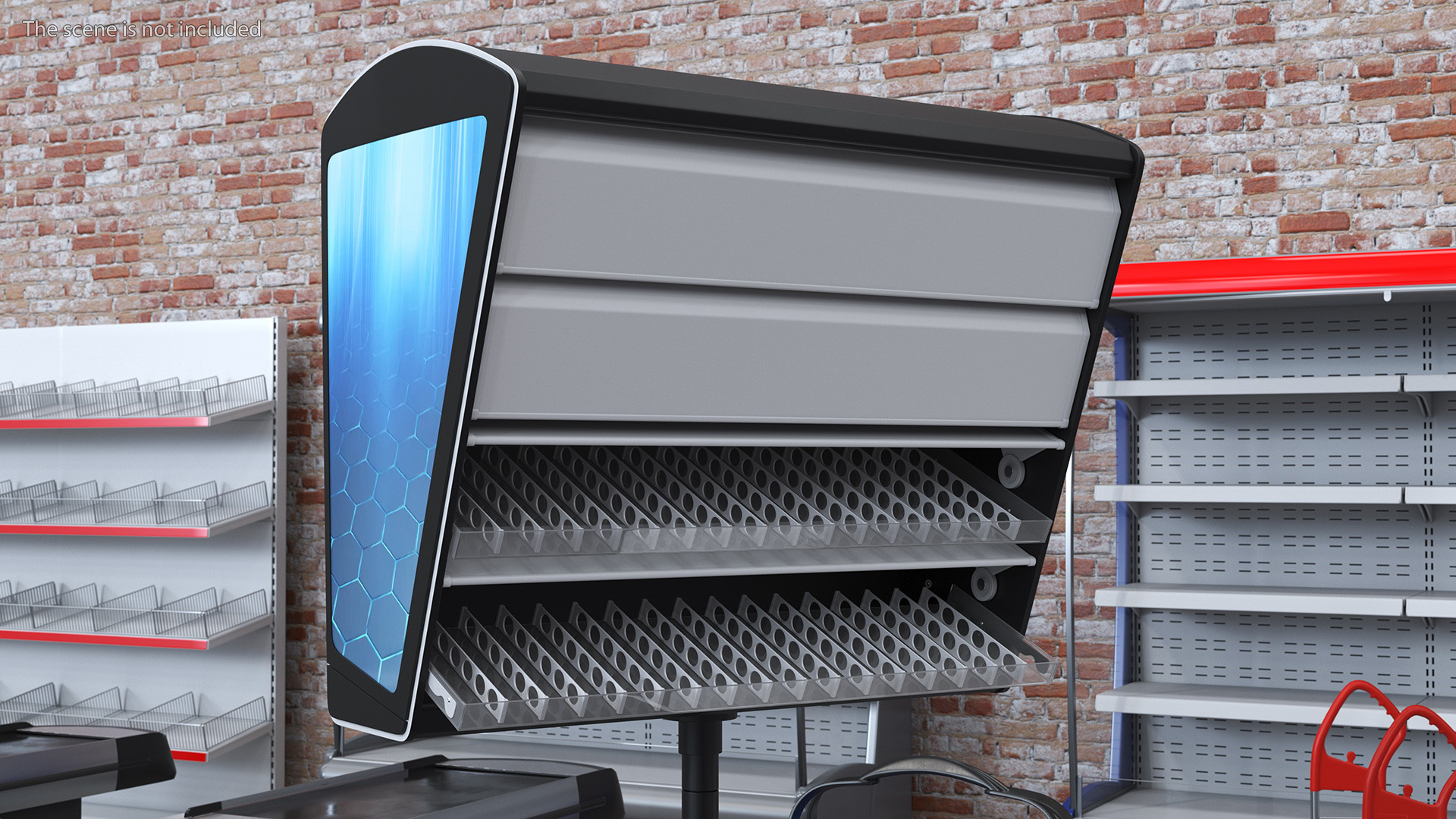 3D Cigarette Display Empty model