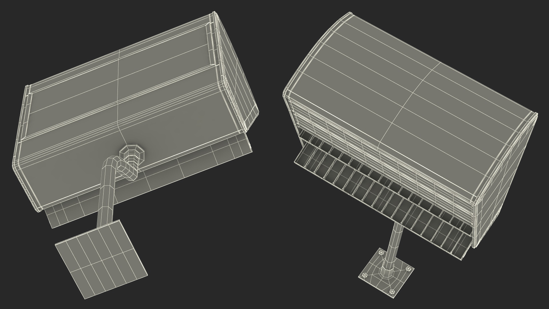 3D Cigarette Display Empty model