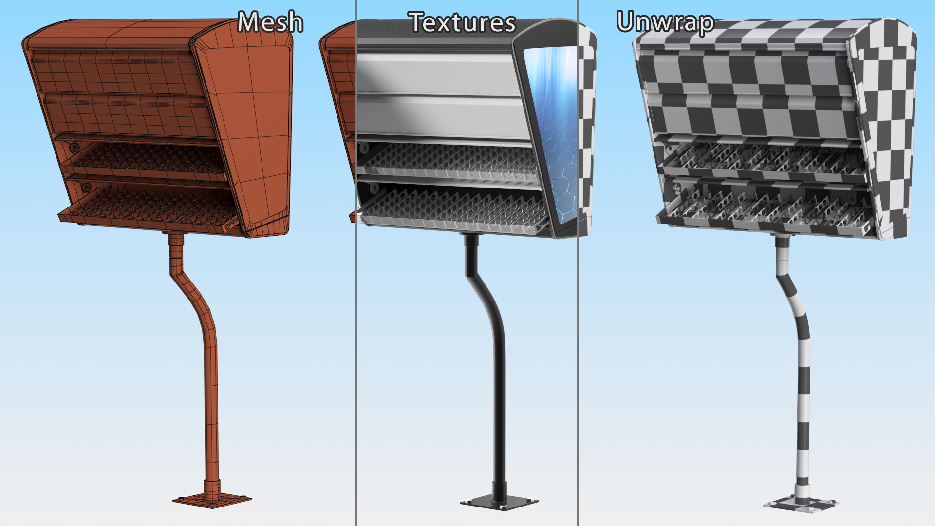 3D Cigarette Display Empty model