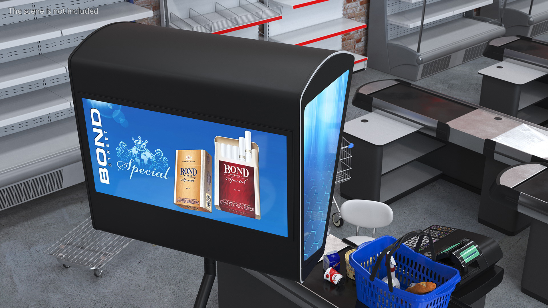 3D Cigarette Display Empty model