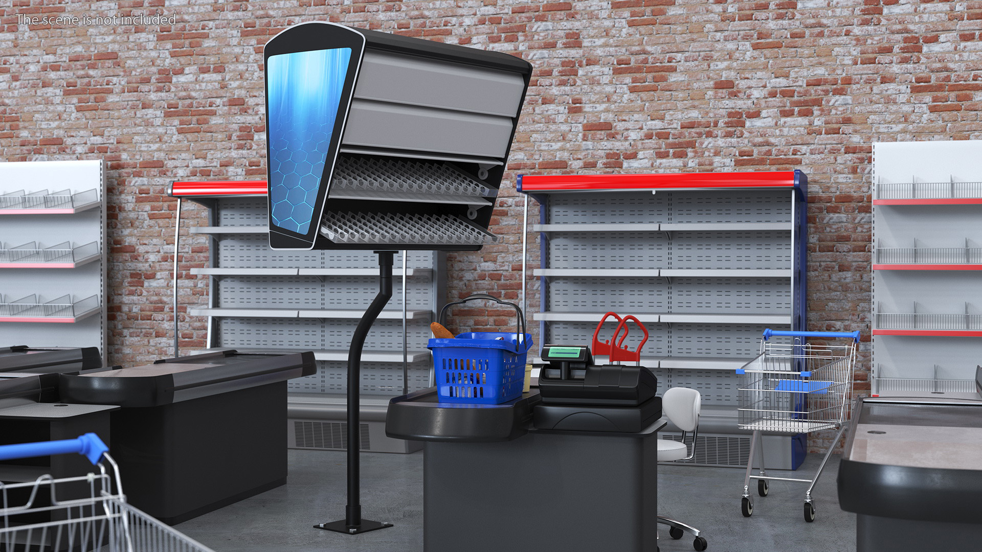 3D Cigarette Display Empty model