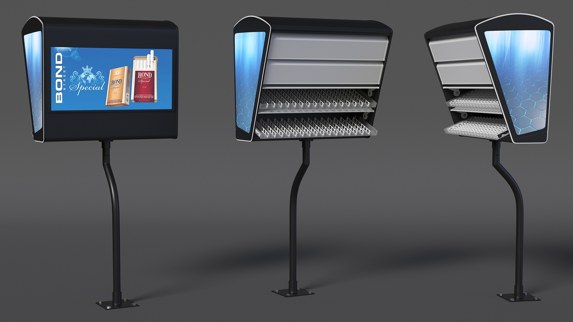 3D Cigarette Display Empty model
