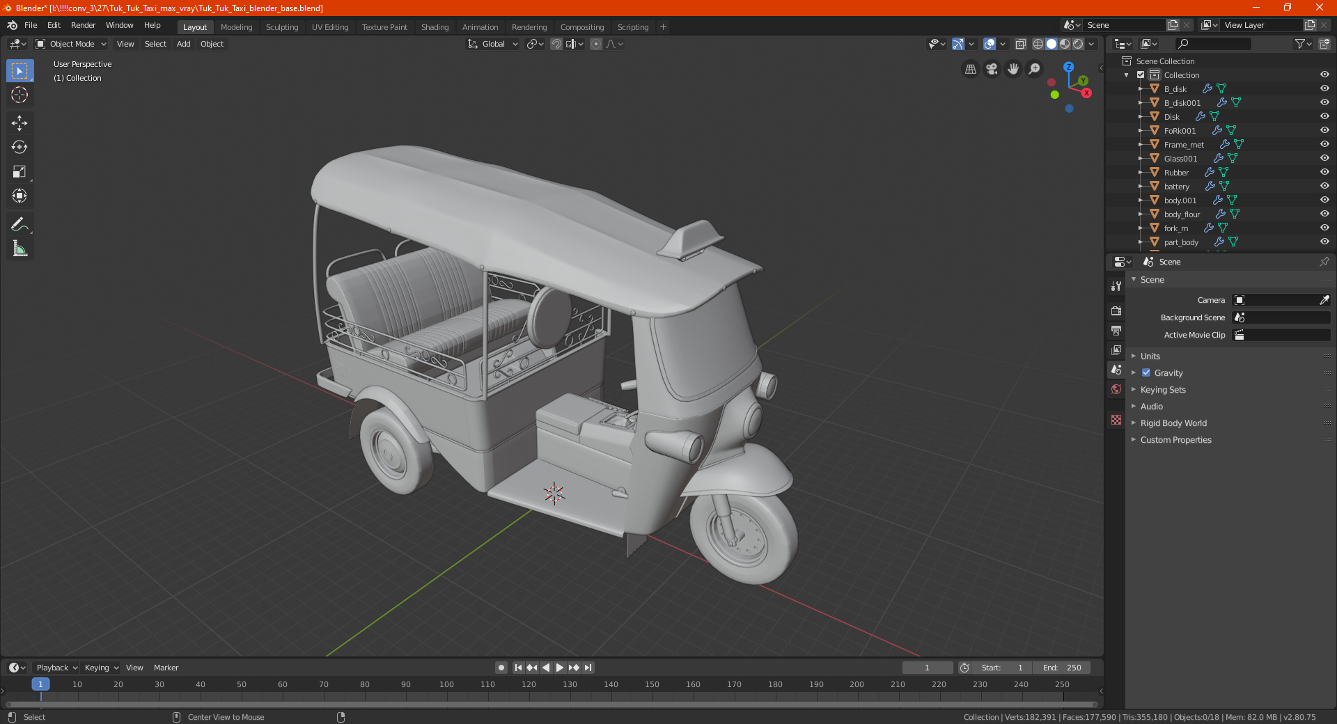 Tuk Tuk Taxi 3D