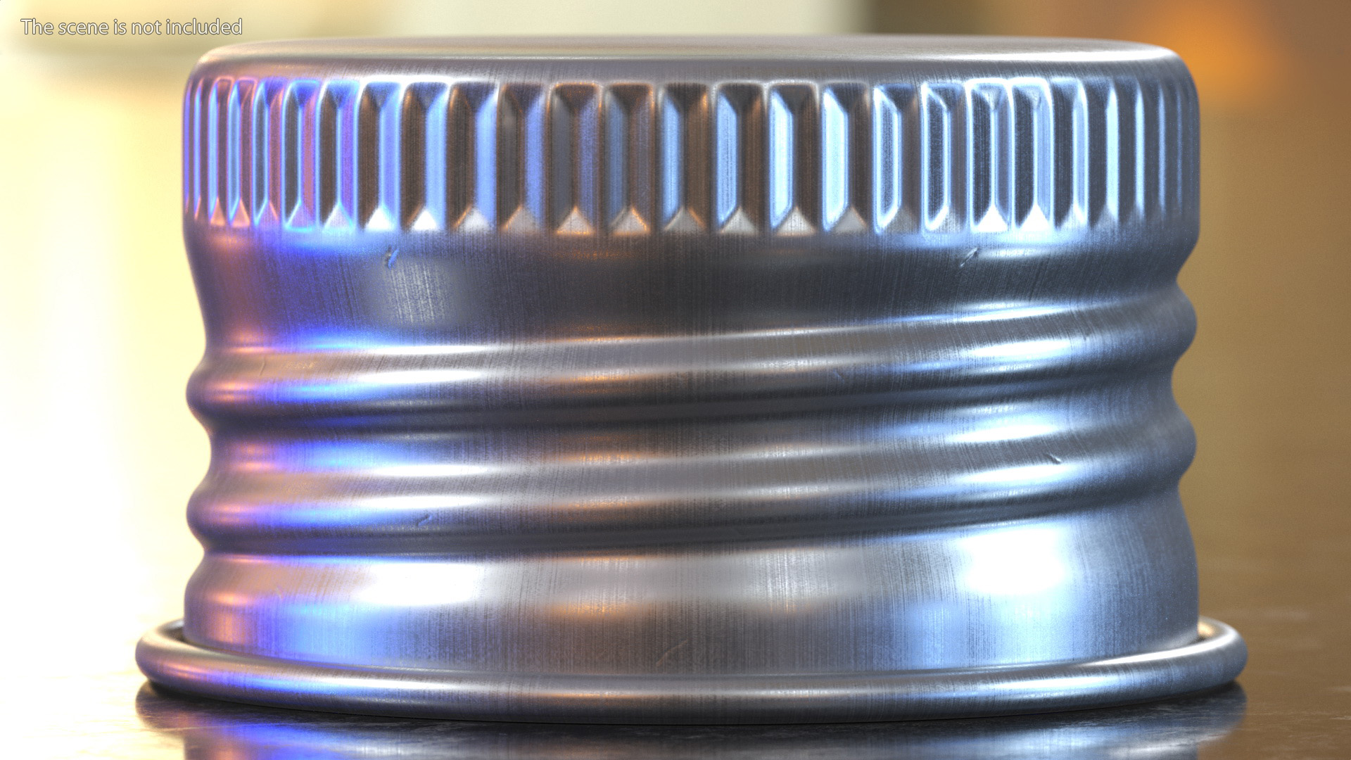 3D Pre-threaded Aluminum Screw Cap 18mm