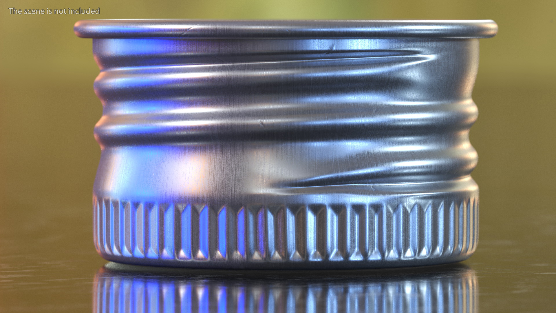 3D Pre-threaded Aluminum Screw Cap 18mm