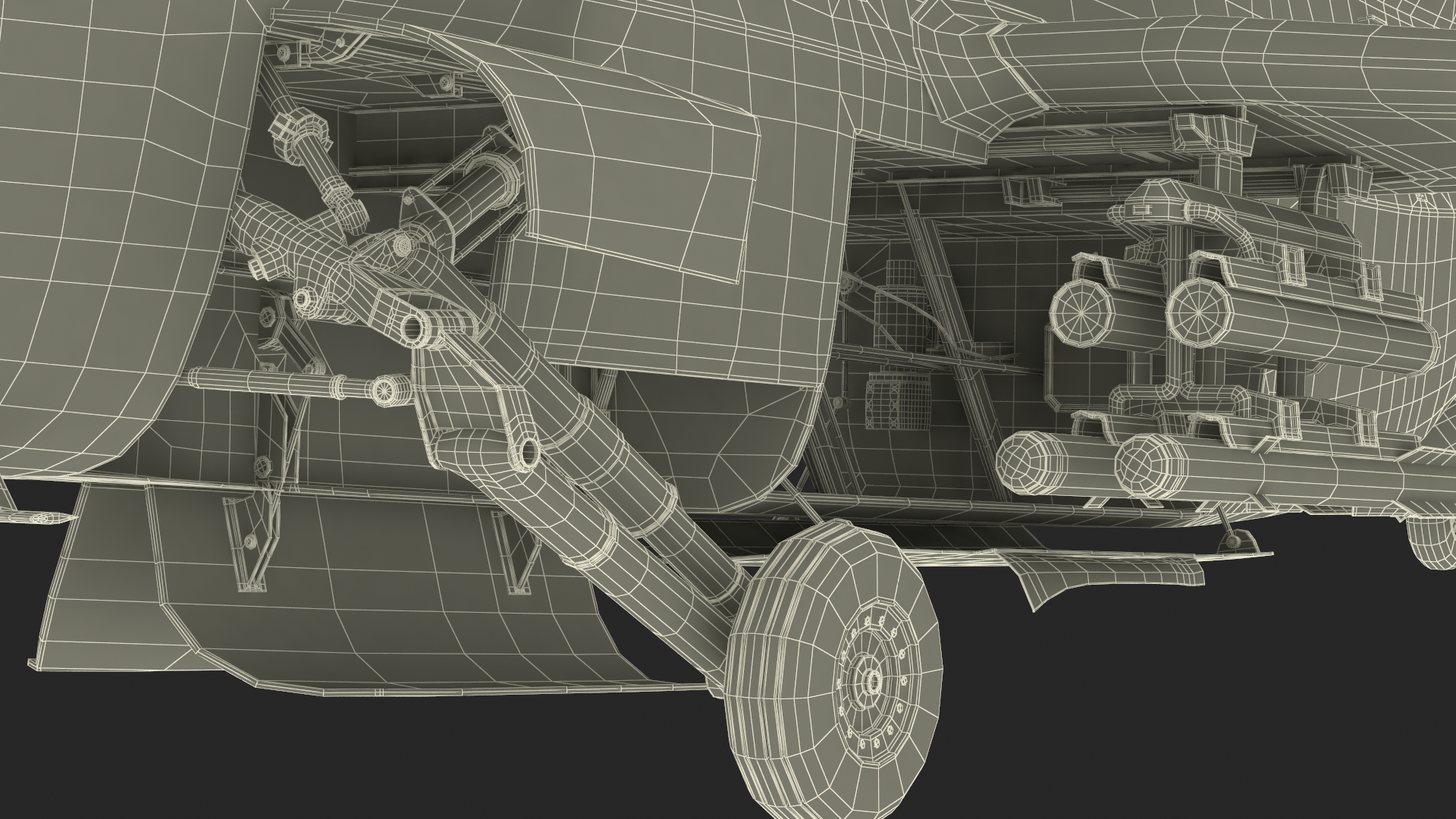 Military Attack Helicopter with Weapon Rigged for Cinema 4D 3D model
