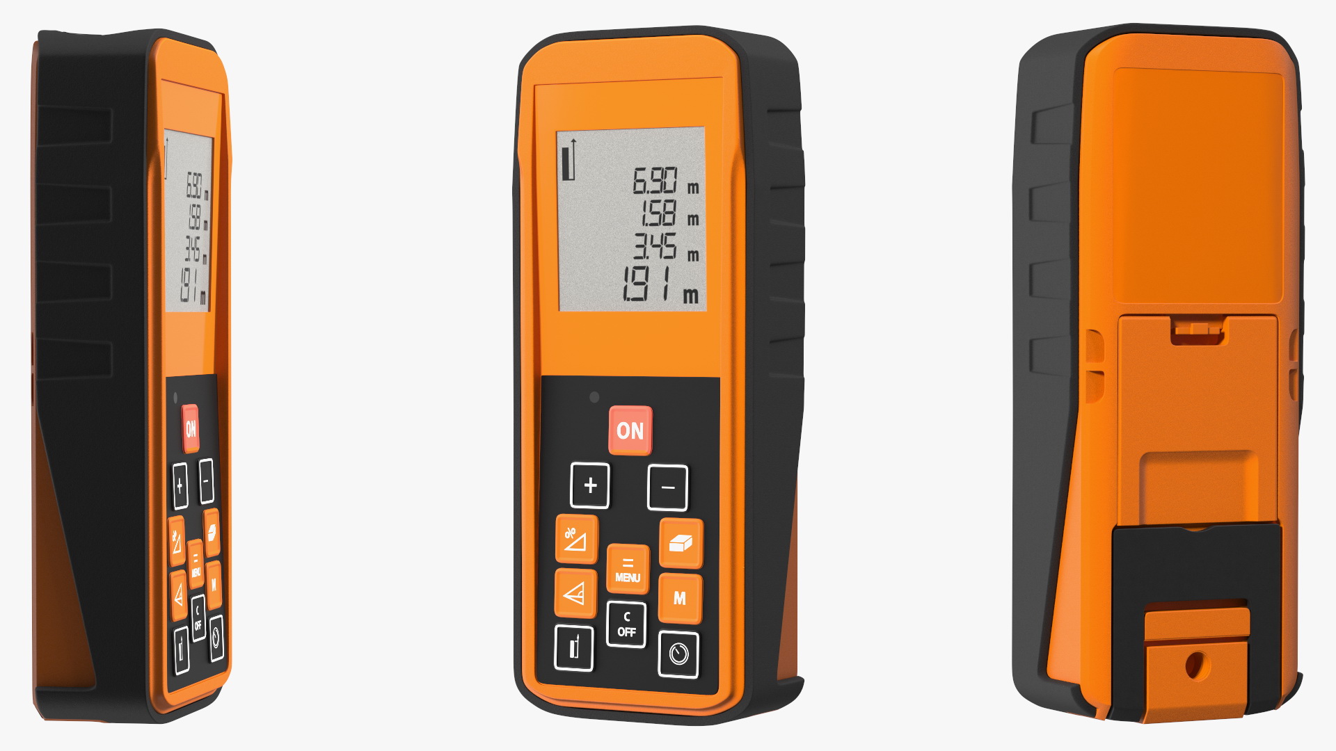 3D Distance Measuring Instrument Orange