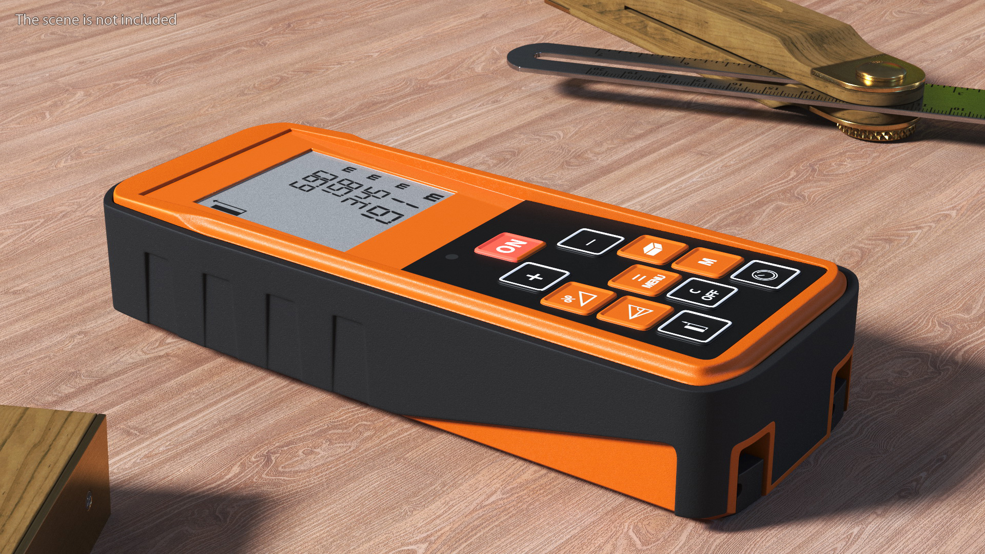 3D Distance Measuring Instrument Orange