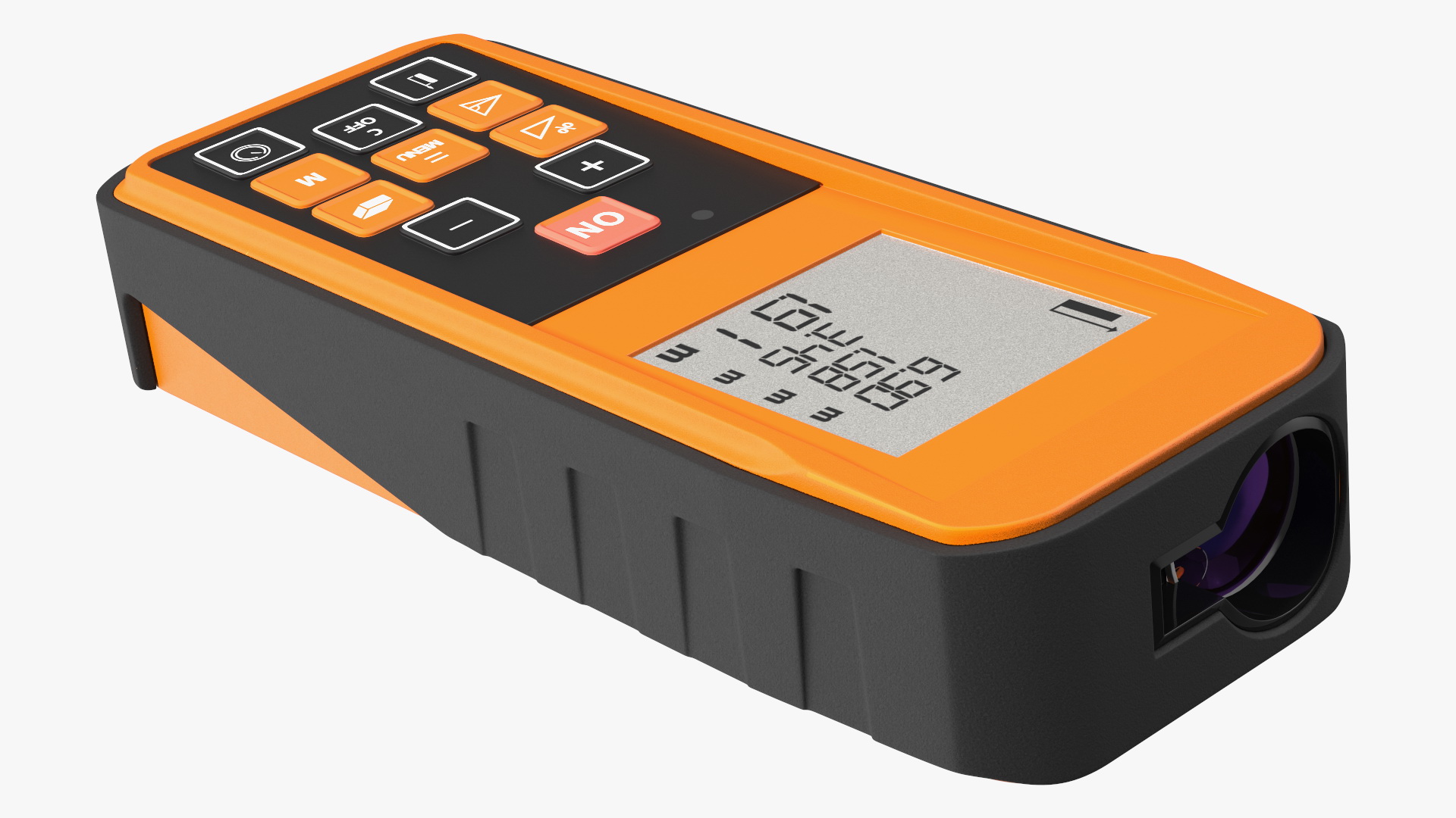 3D Distance Measuring Instrument Orange
