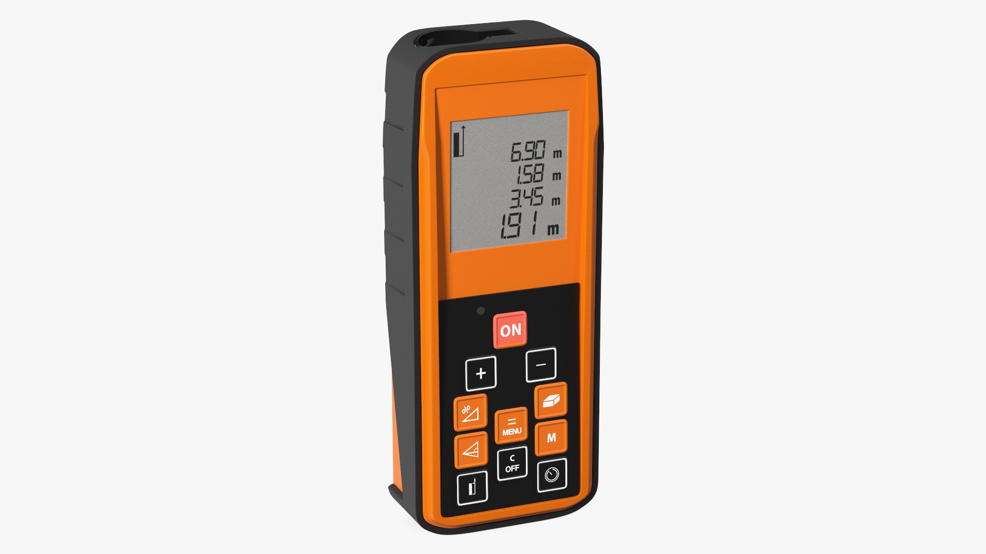 3D Distance Measuring Instrument Orange