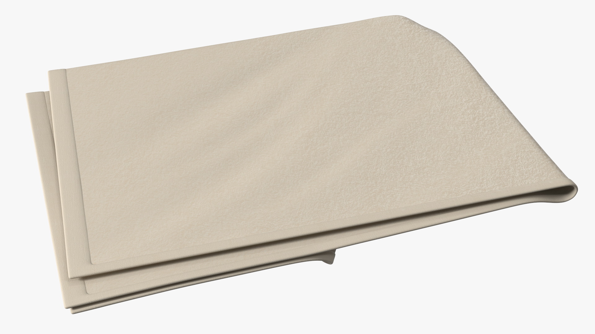 Folded Bath Towel 3D