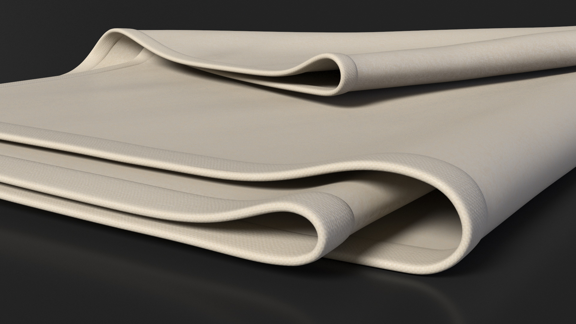 Folded Bath Towel 3D