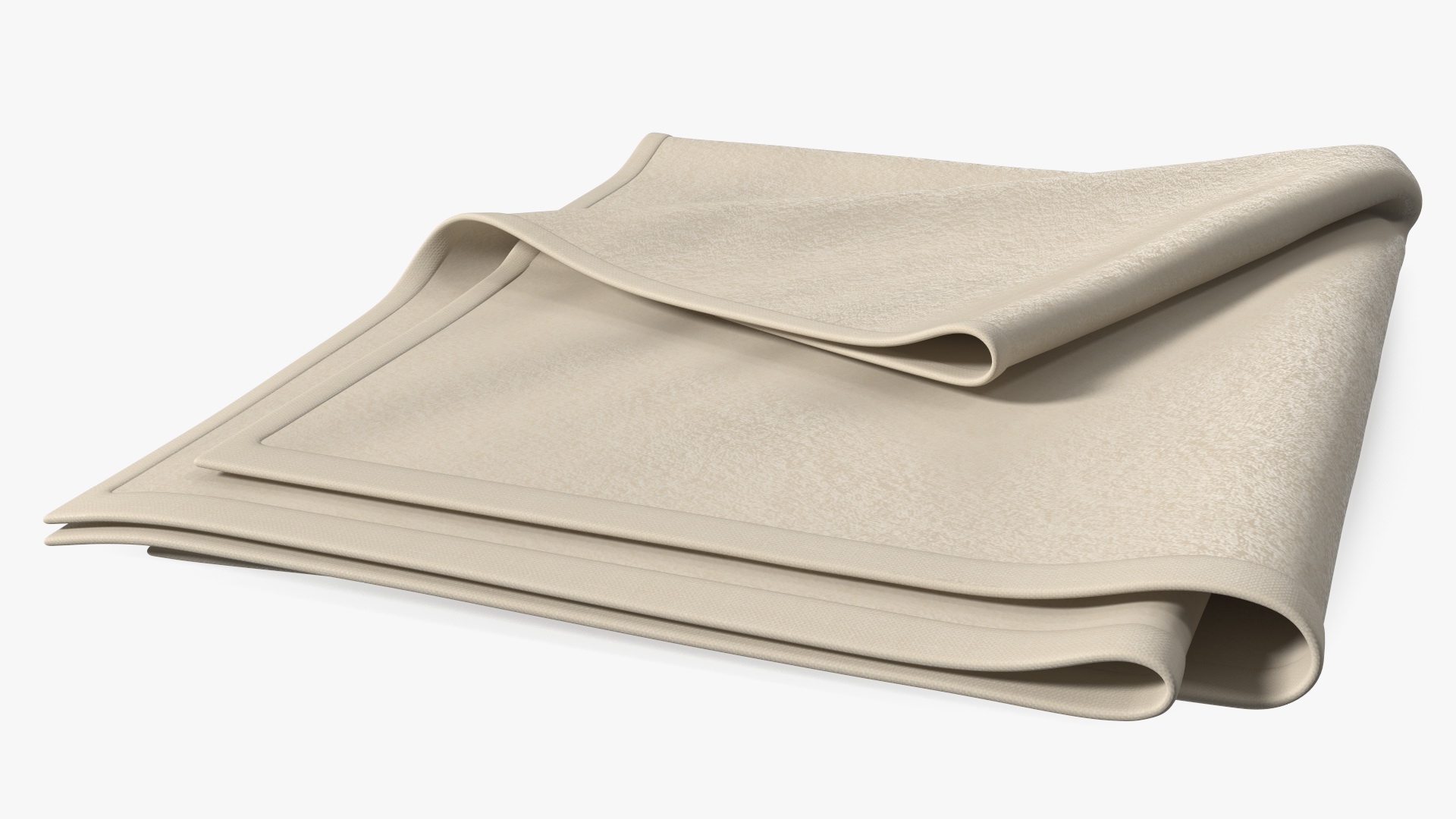Folded Bath Towel 3D