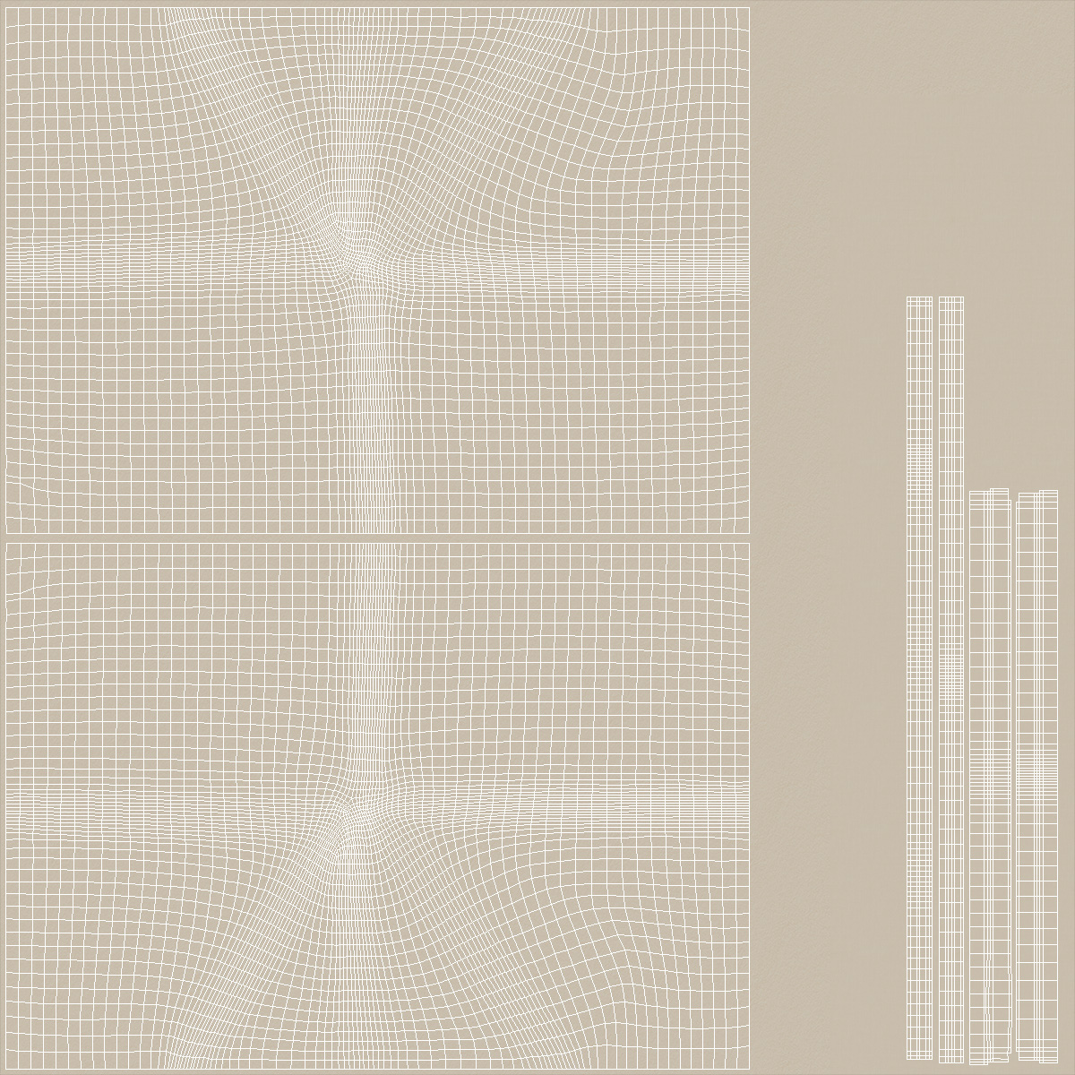 Folded Bath Towel 3D