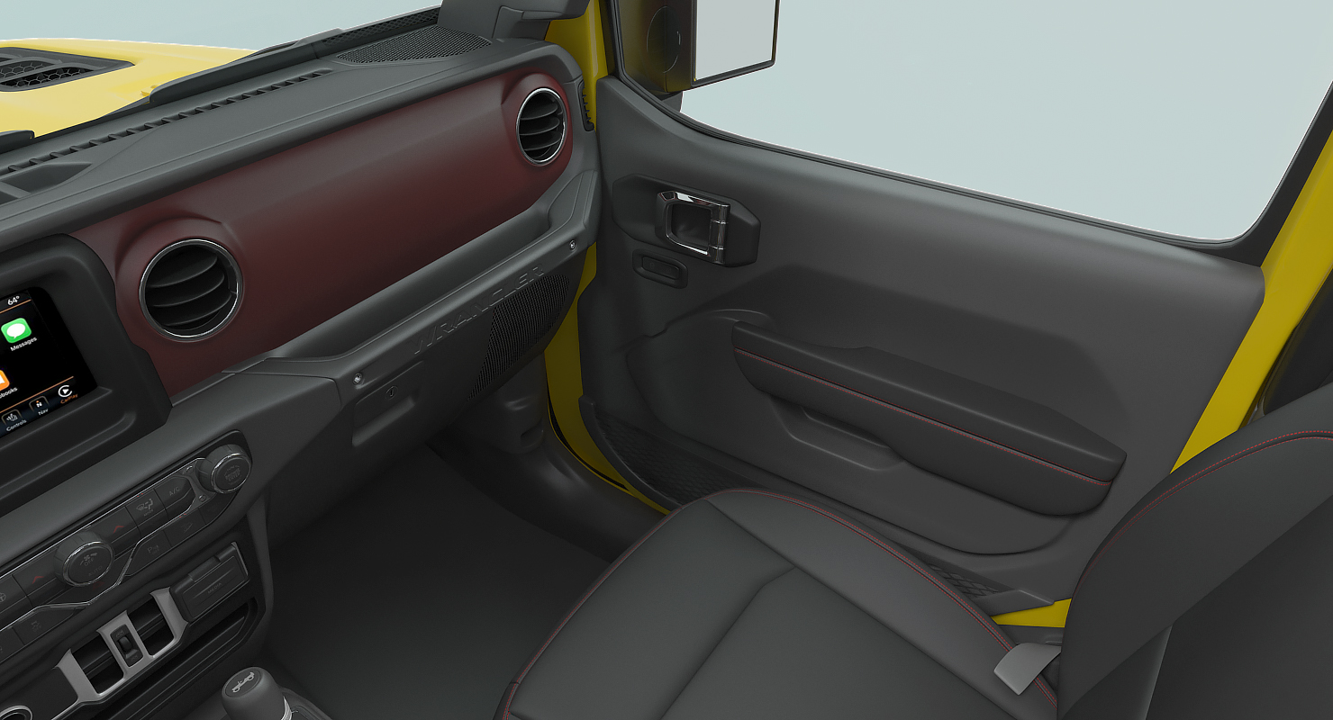 Jeep Wrangler Rubicon 4X4 Rigged 3D