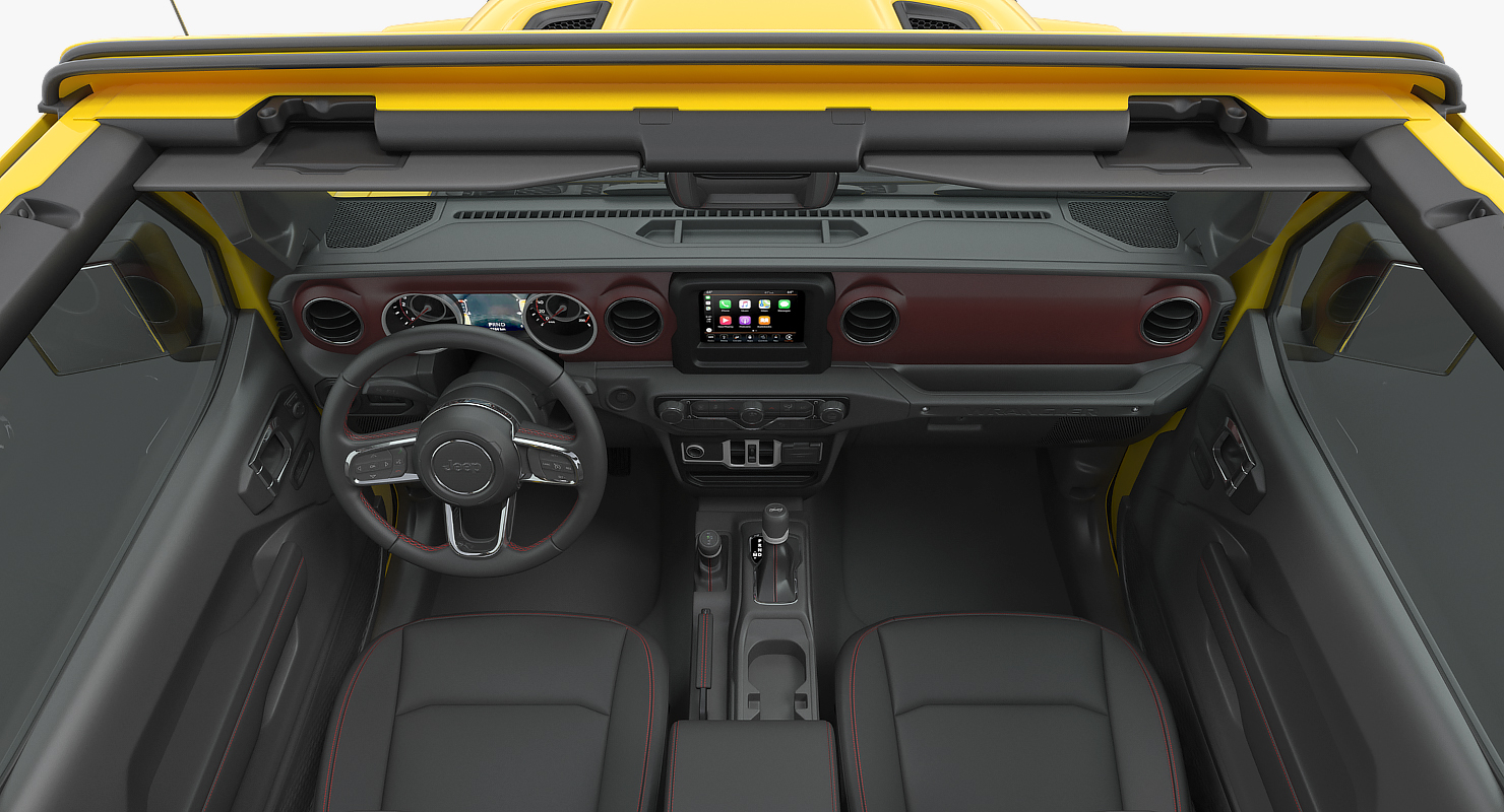 Jeep Wrangler Rubicon 4X4 Rigged 3D