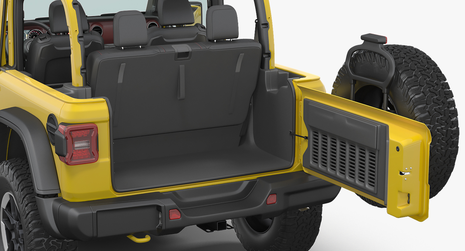 Jeep Wrangler Rubicon 4X4 Rigged 3D