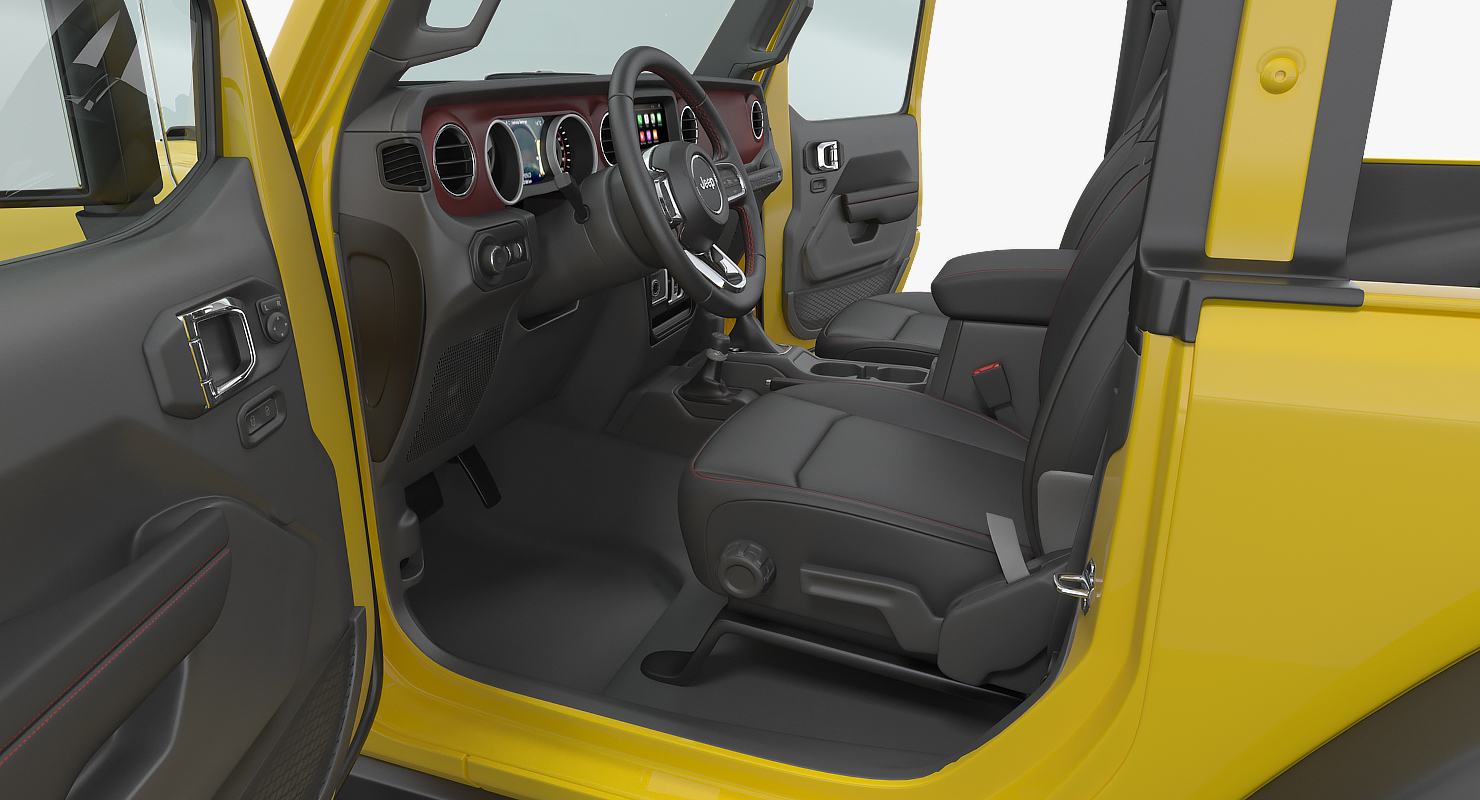 Jeep Wrangler Rubicon 4X4 Rigged 3D