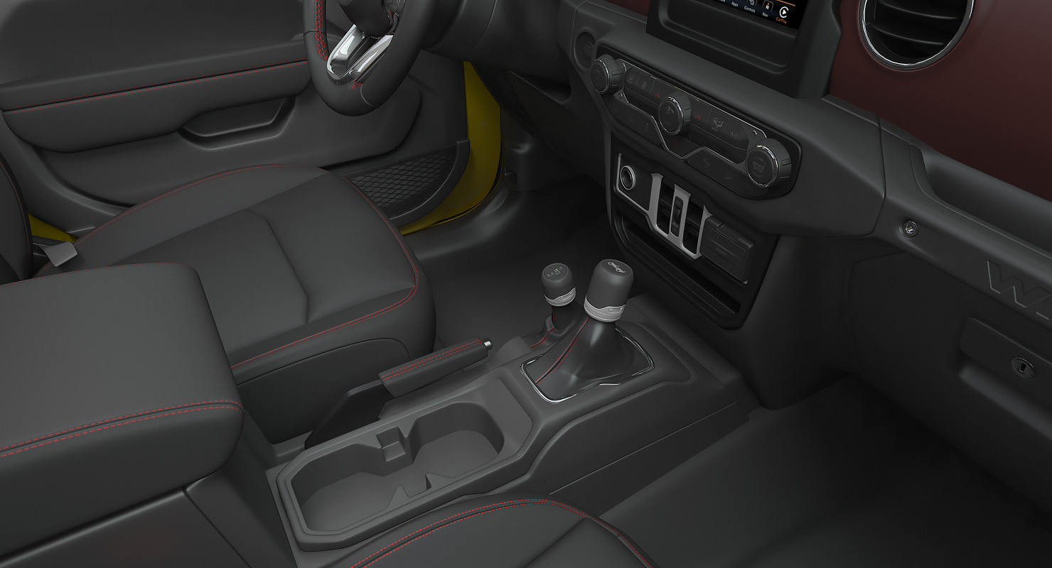Jeep Wrangler Rubicon 4X4 Rigged 3D