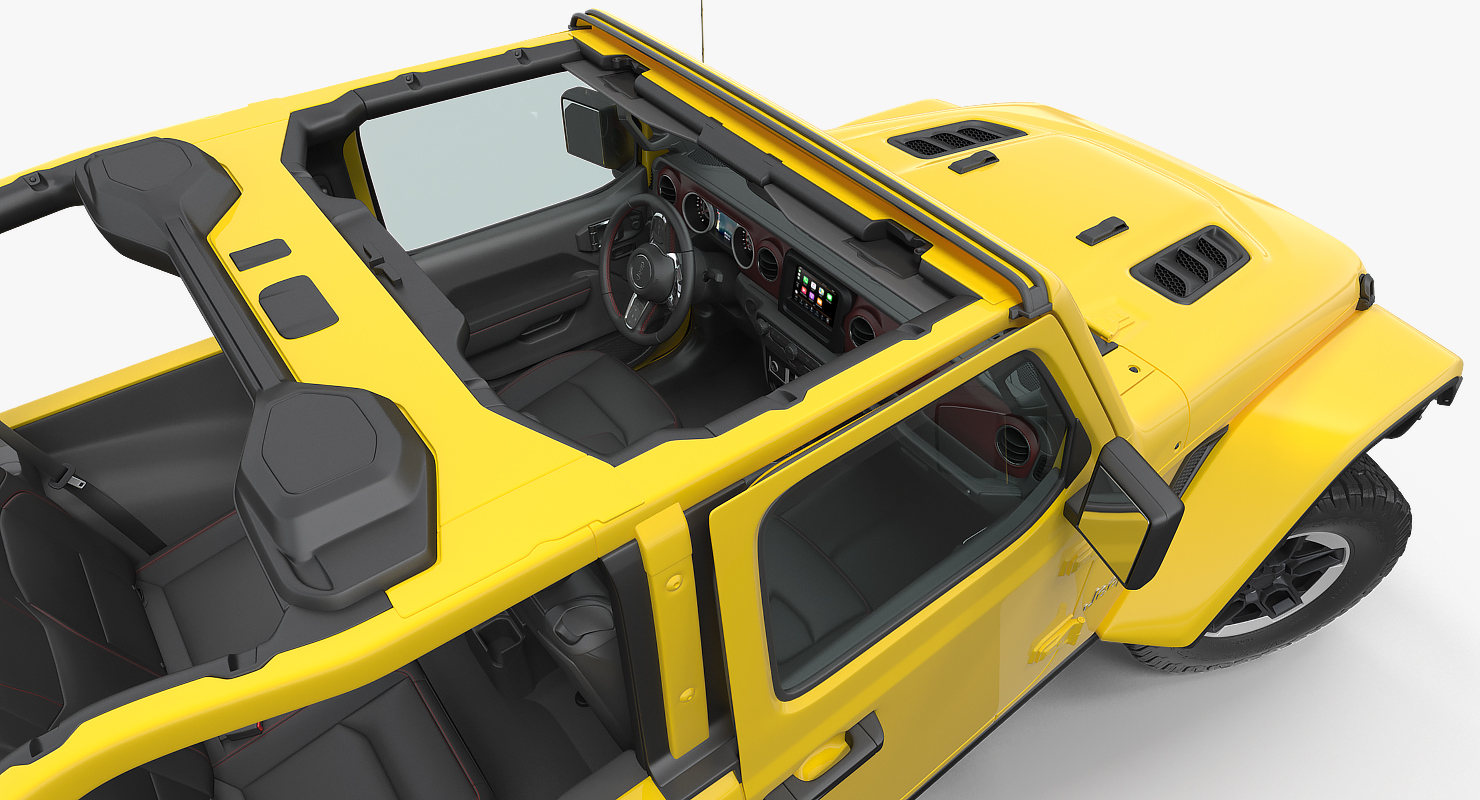 Jeep Wrangler Rubicon 4X4 Rigged 3D