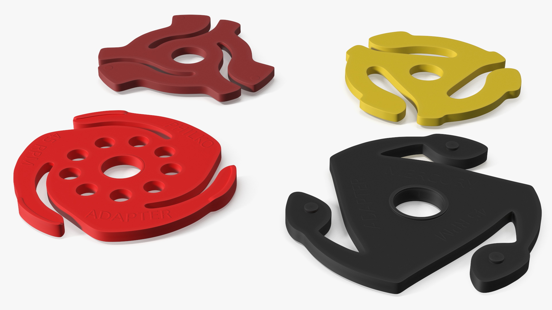 45 RPM Record Adapter Set, view 4