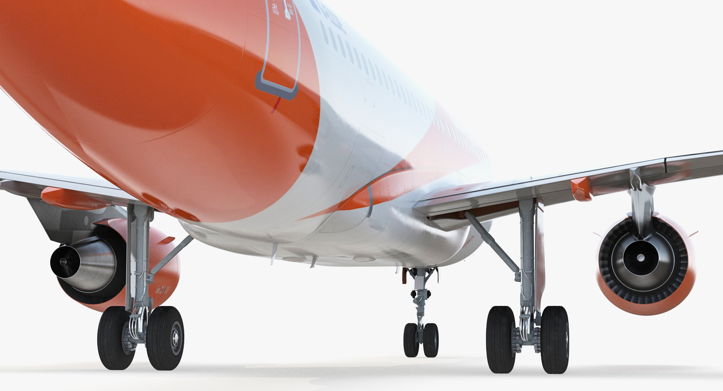 Airbus A319 EasyJet Airline 3D