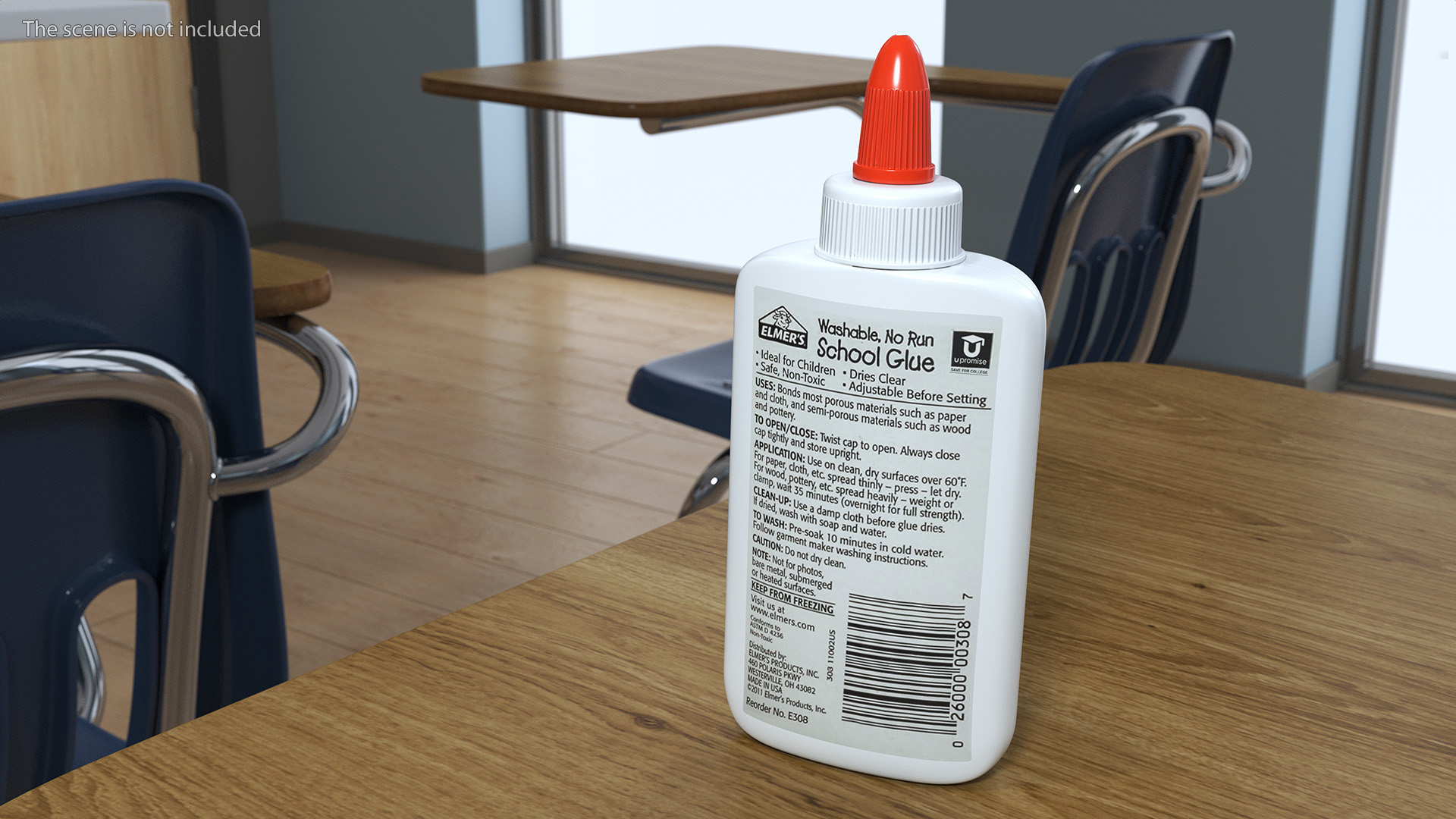 3D model Elmers Liquid School Glue 4 Oz