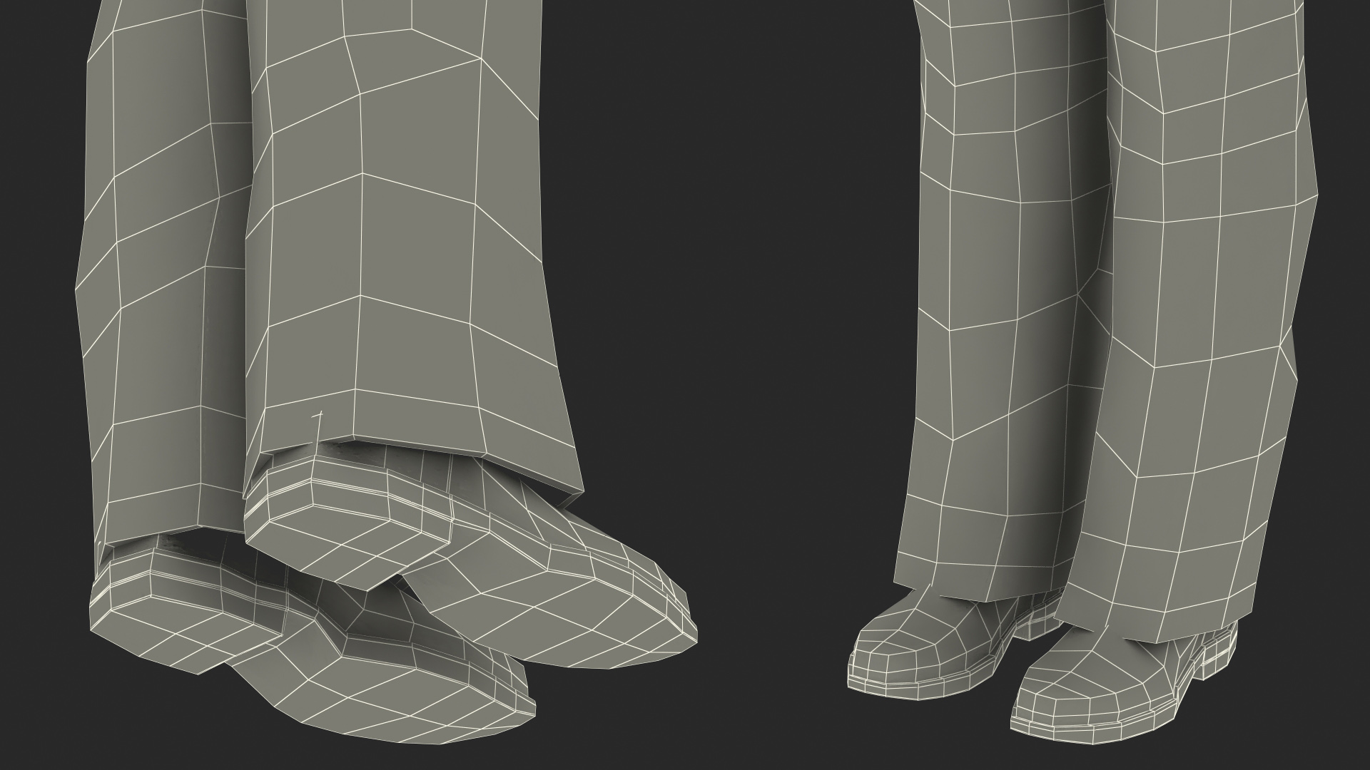3D Black Teenager Dark Skin School Uniform Rigged