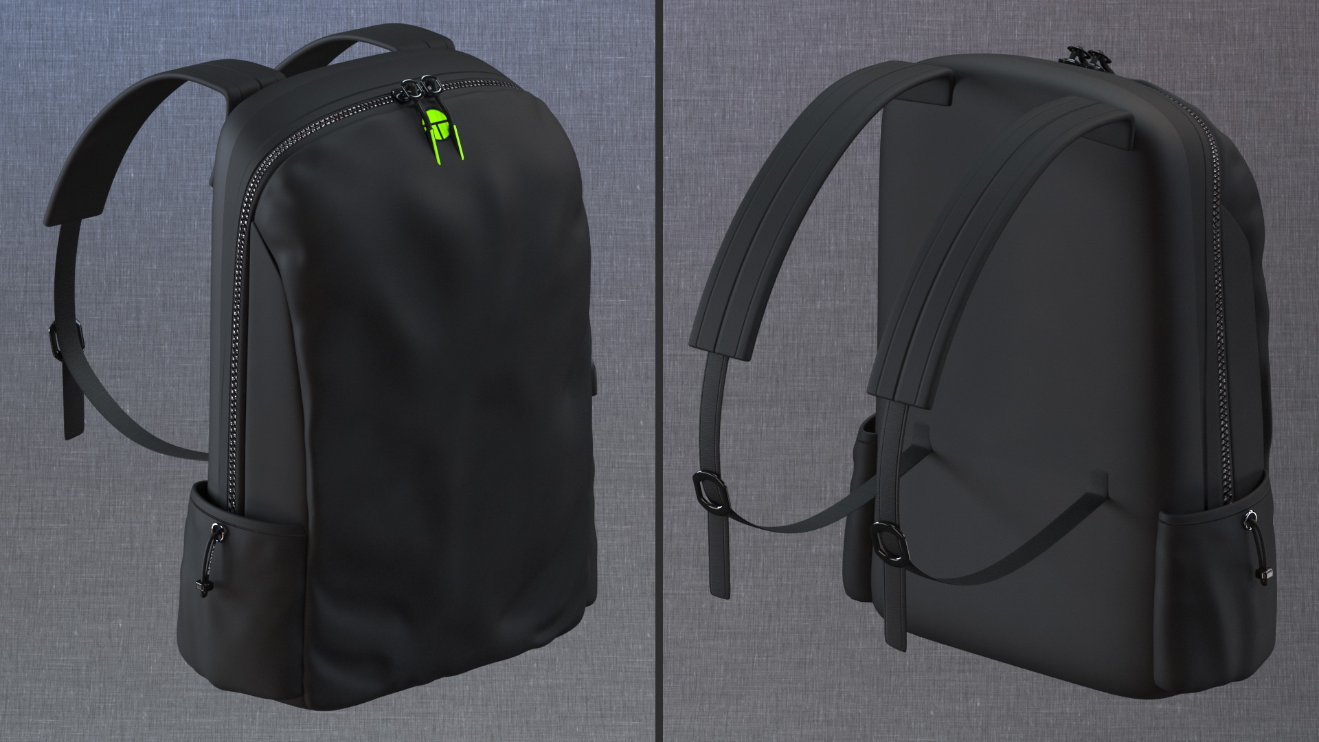 3D Black Teenager Dark Skin School Uniform Rigged