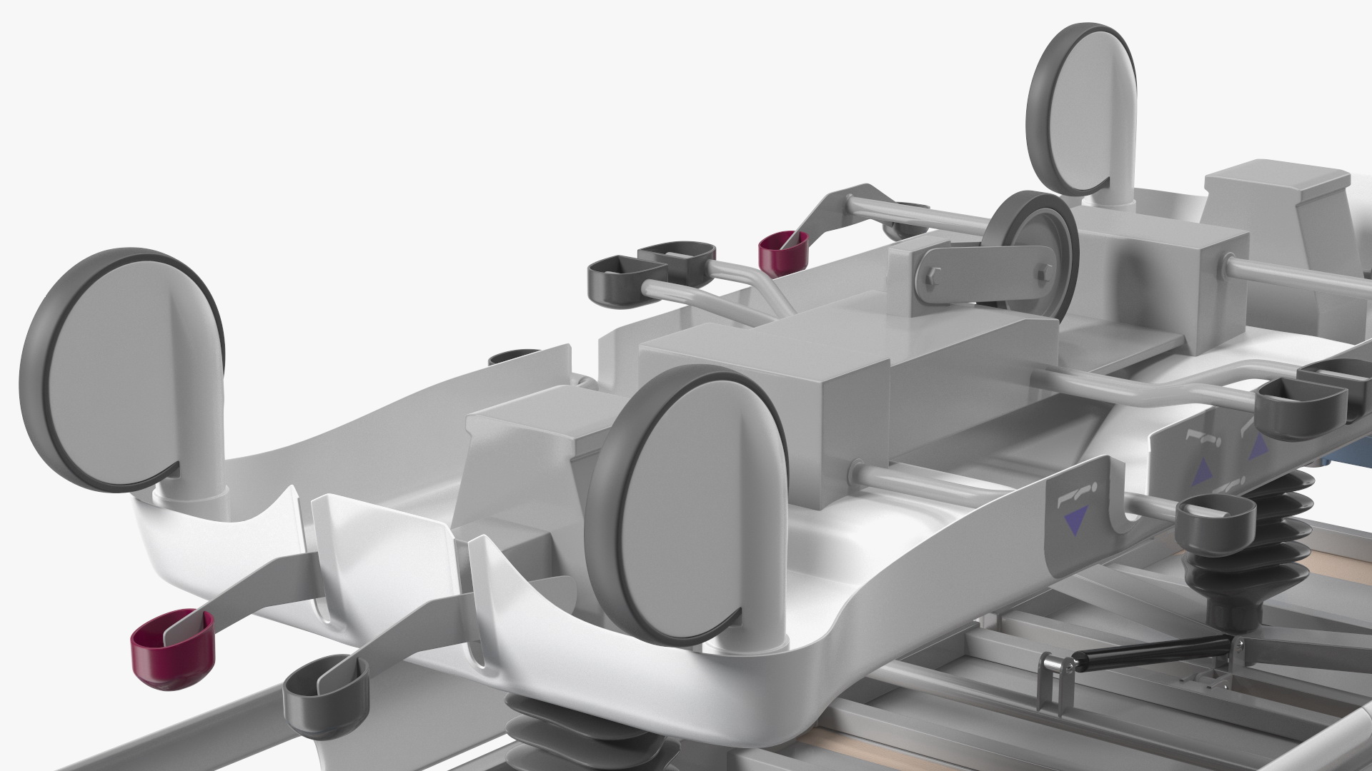 3D Emergency Transport Bed with Patient