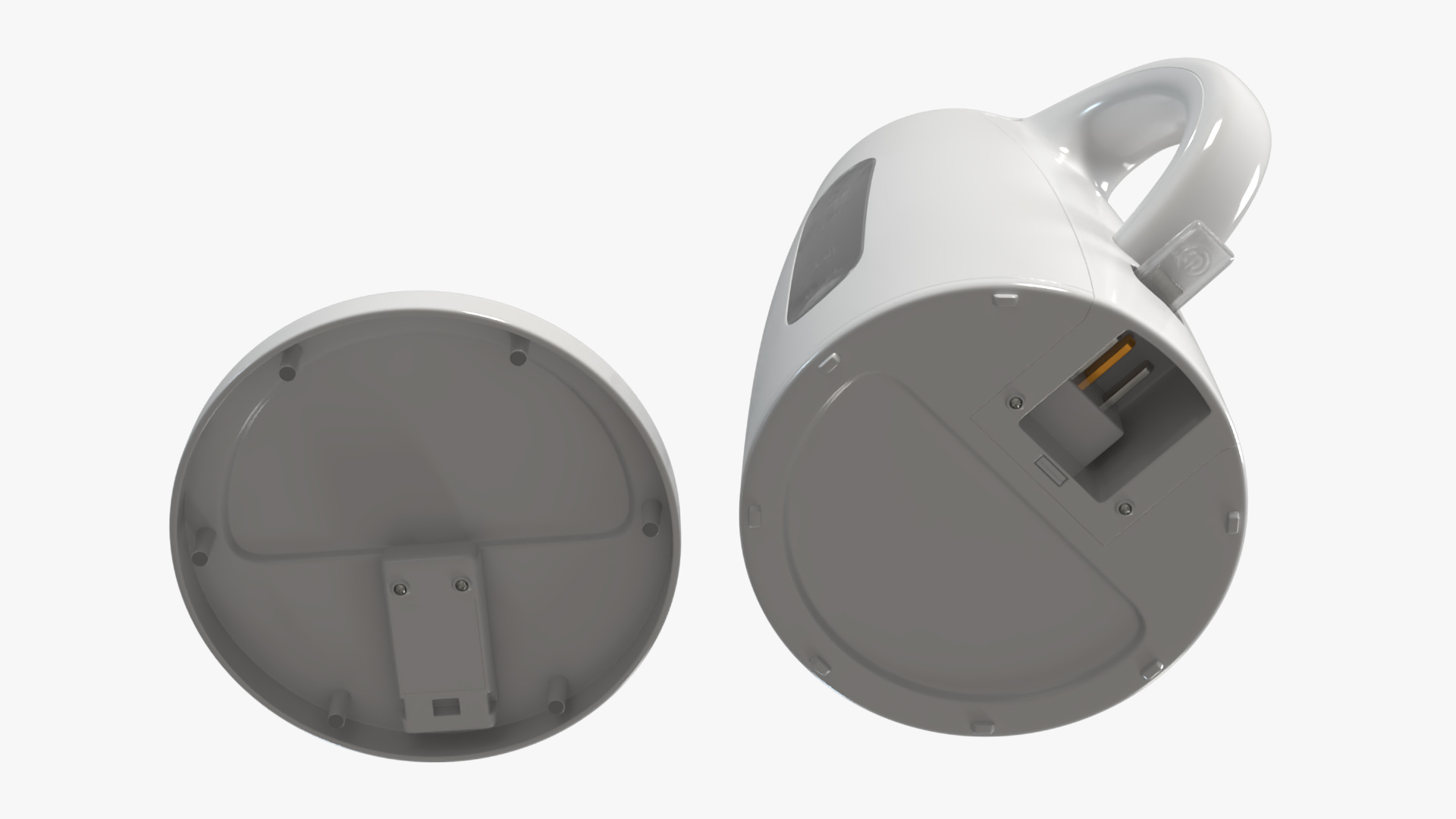 Plastic Electric Kettle No Water 3D