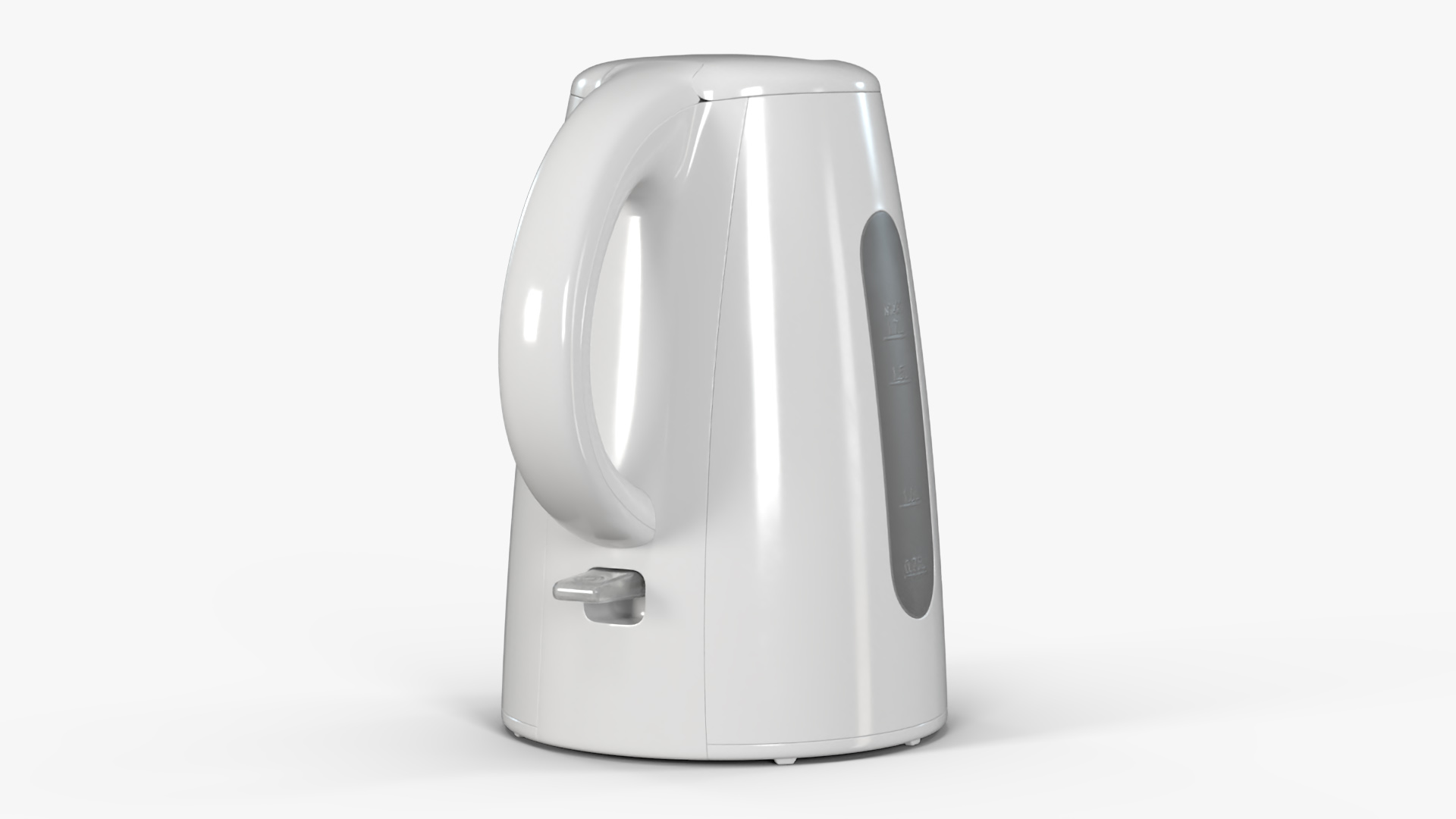 Plastic Electric Kettle No Water 3D