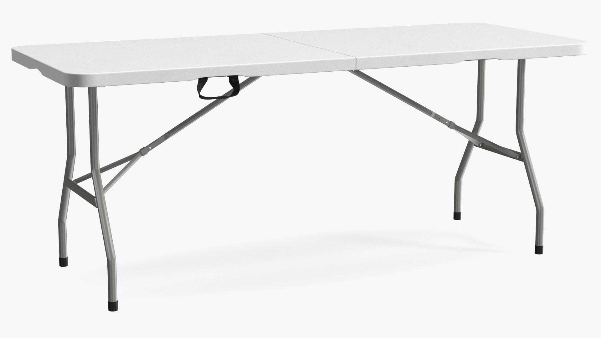 White Folding Table 3D model