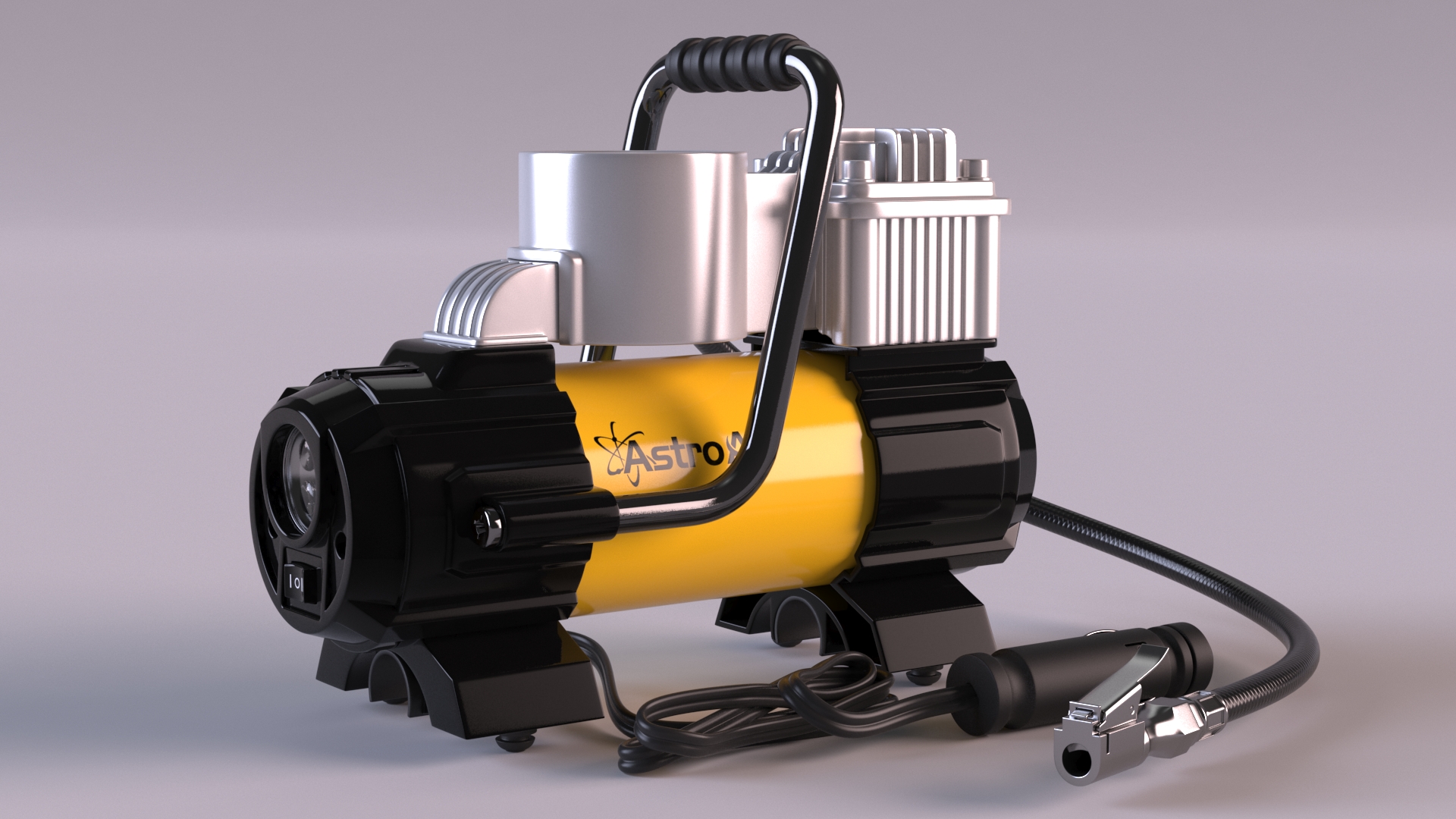 AstroAI Portable Car Air Compressor Pump 12V DC 3D