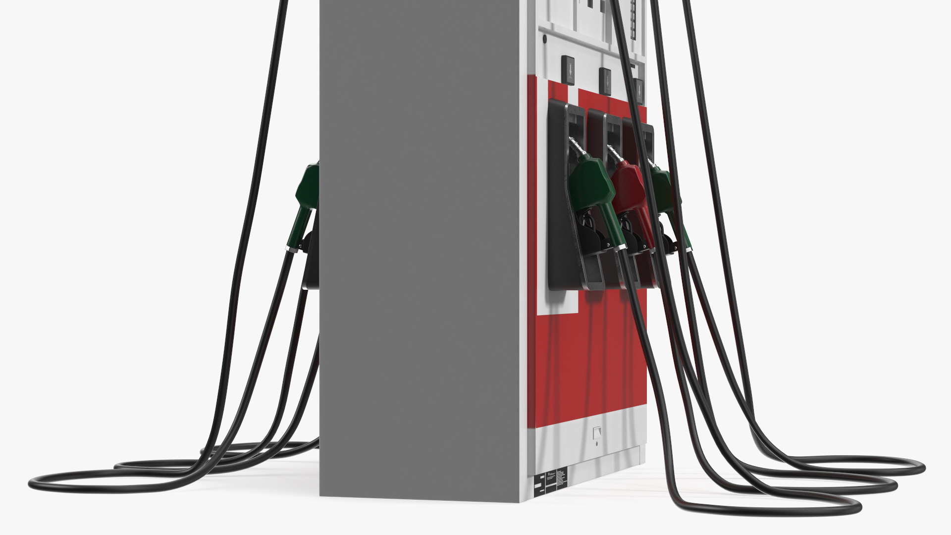 Gas Pump Red 3D