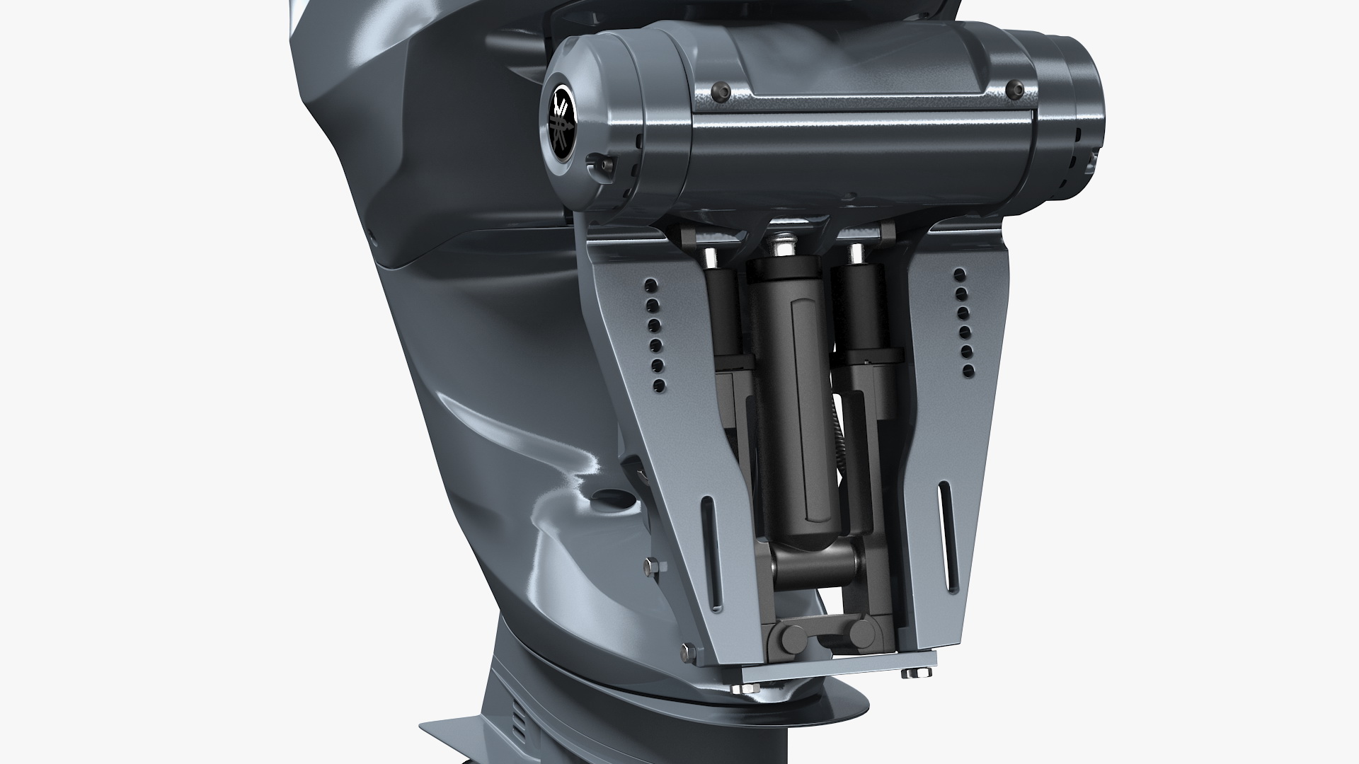 Yamaha XTO Offshore F425A Outboard Motor Rigged 3D