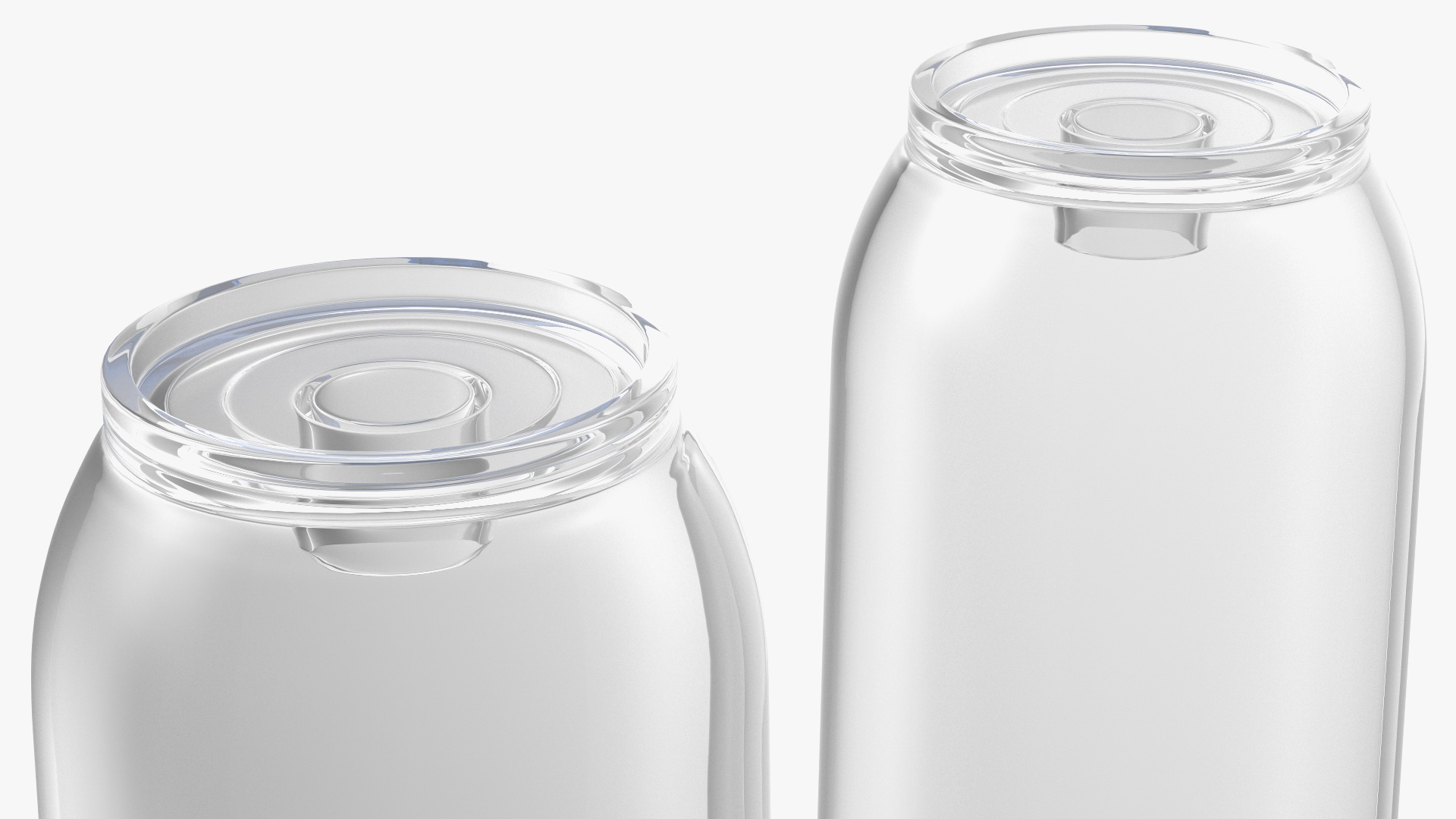 3D model Triple Stage Water Filter Housing Transparent