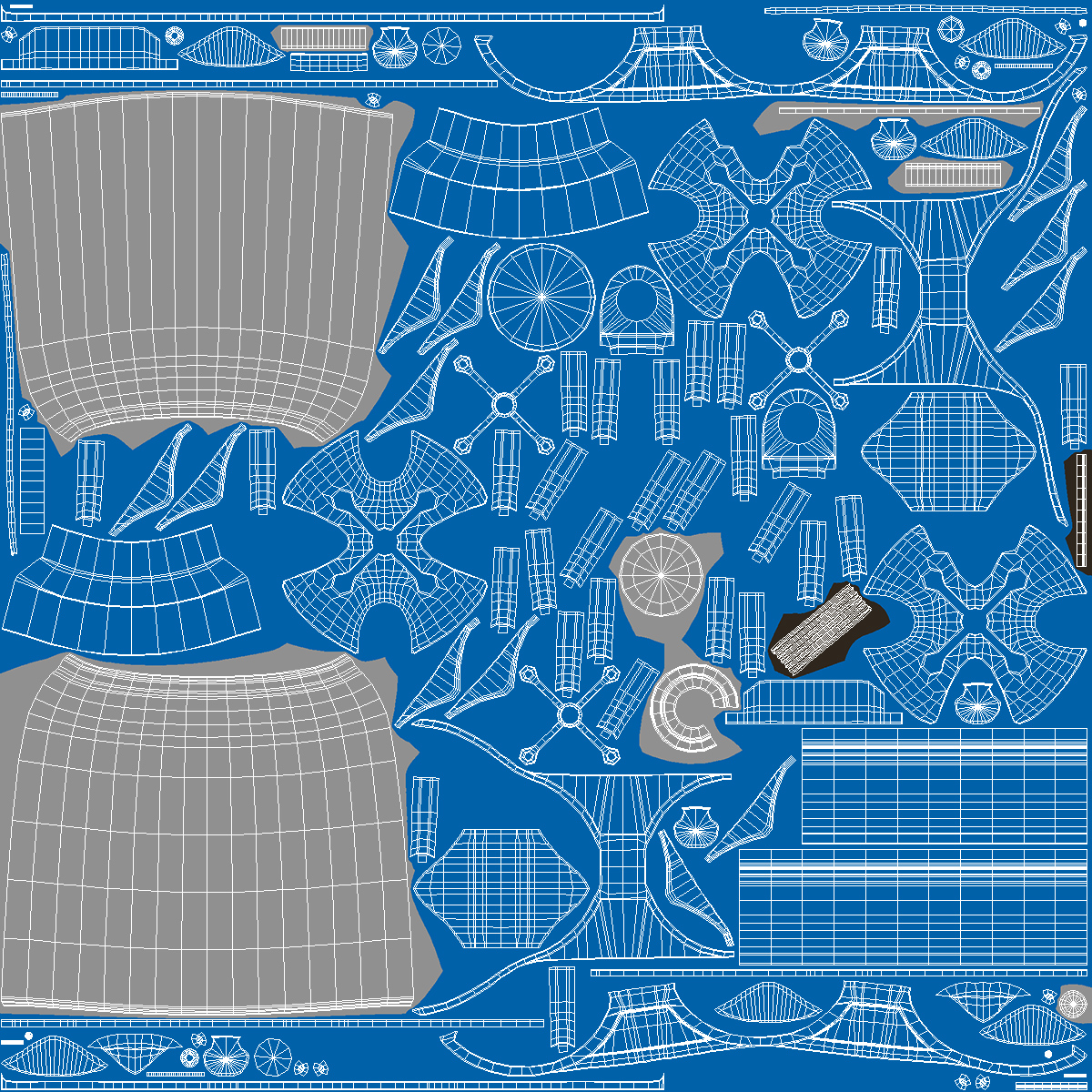 3D model Triple Stage Water Filter Housing Transparent