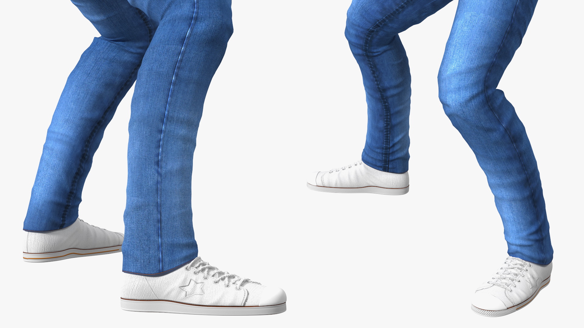 3D Teenager Dark Skin Street Outfit Dance Pose model