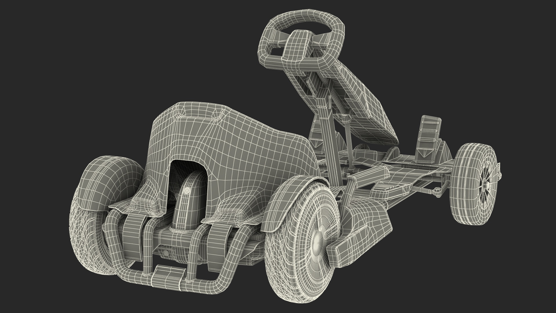 3D Gokart Segway model